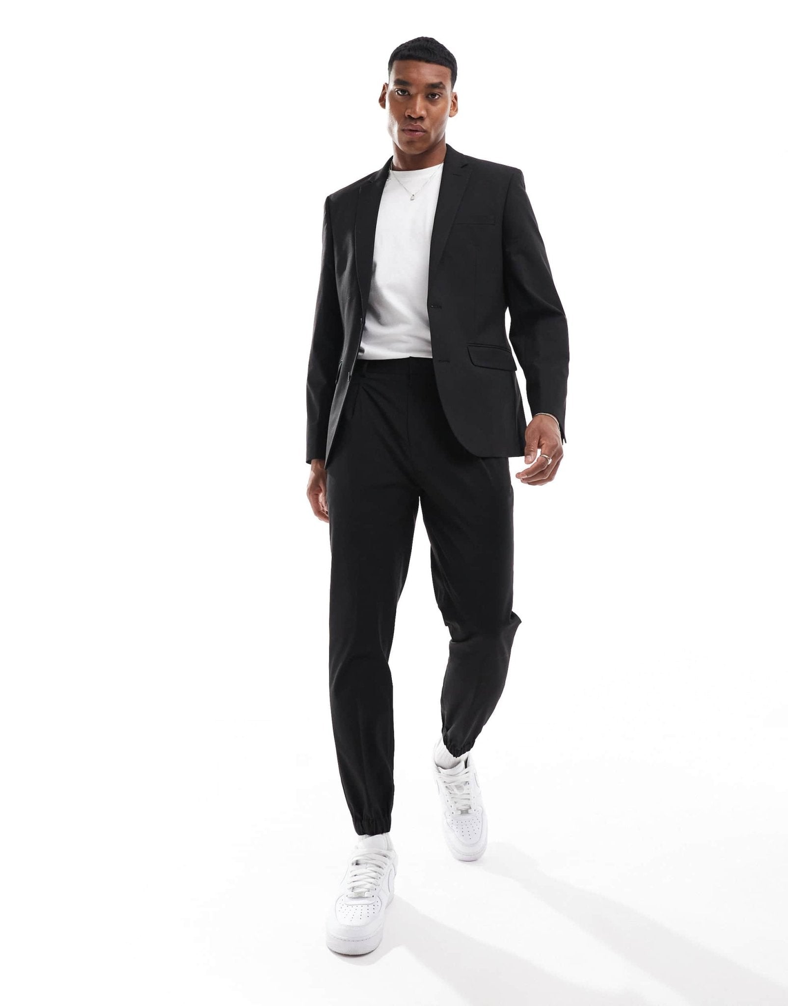 ASOS DESIGN slim suit jacket in black - ASOS Sample Sale EU Store