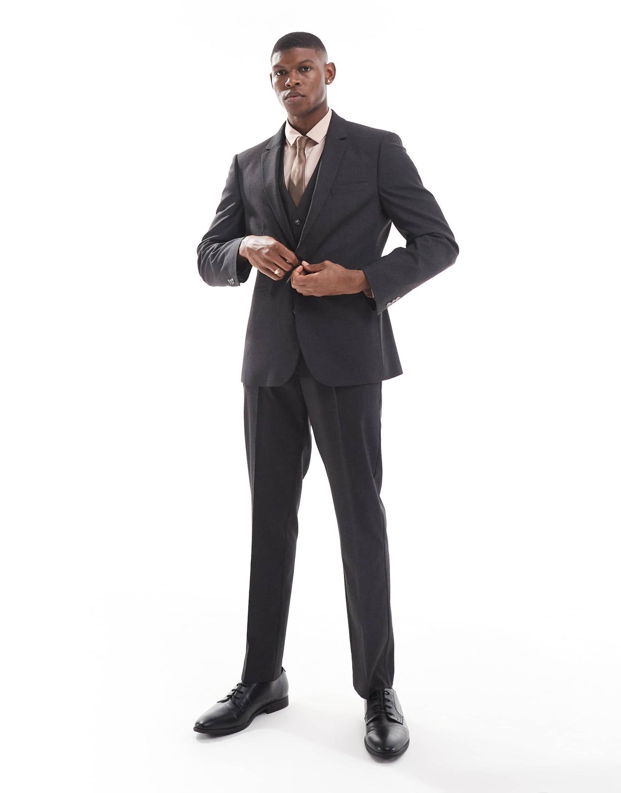 ASOS DESIGN slim suit jacket in charcoal - ASOS Sample Sale EU Store