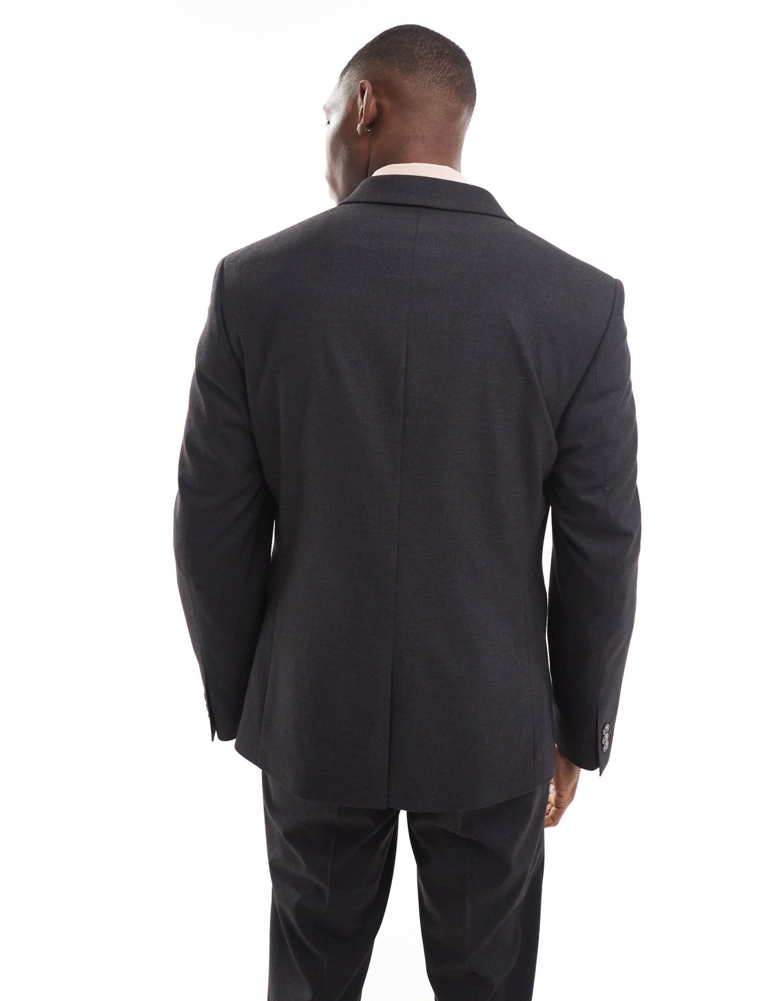 ASOS DESIGN slim suit jacket in charcoal - ASOS Sample Sale EU Store
