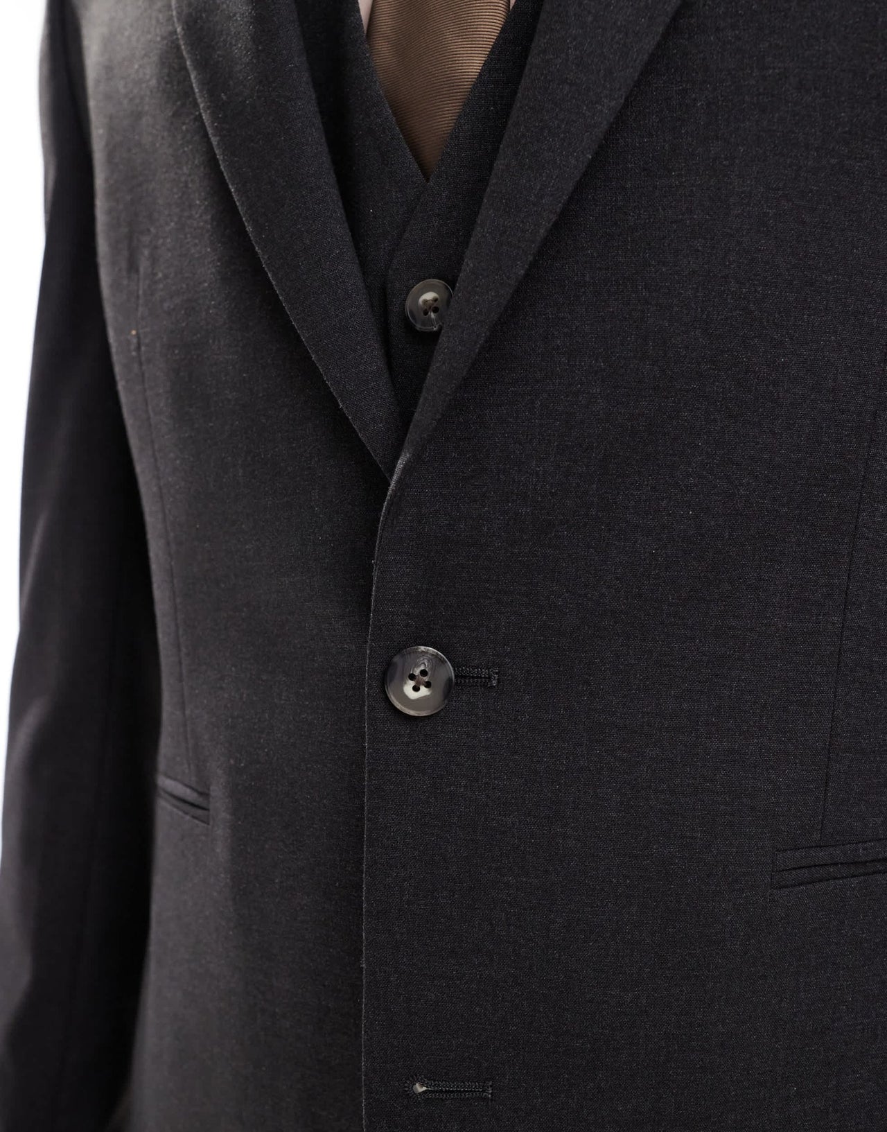 ASOS DESIGN slim suit jacket in charcoal - ASOS Sample Sale EU Store