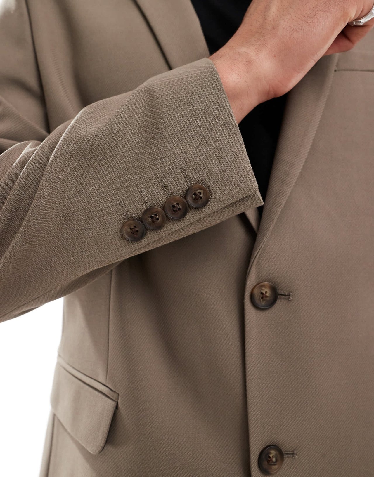 ASOS DESIGN slim suit jacket in light brown twill - ASOS Sample Sale EU Store