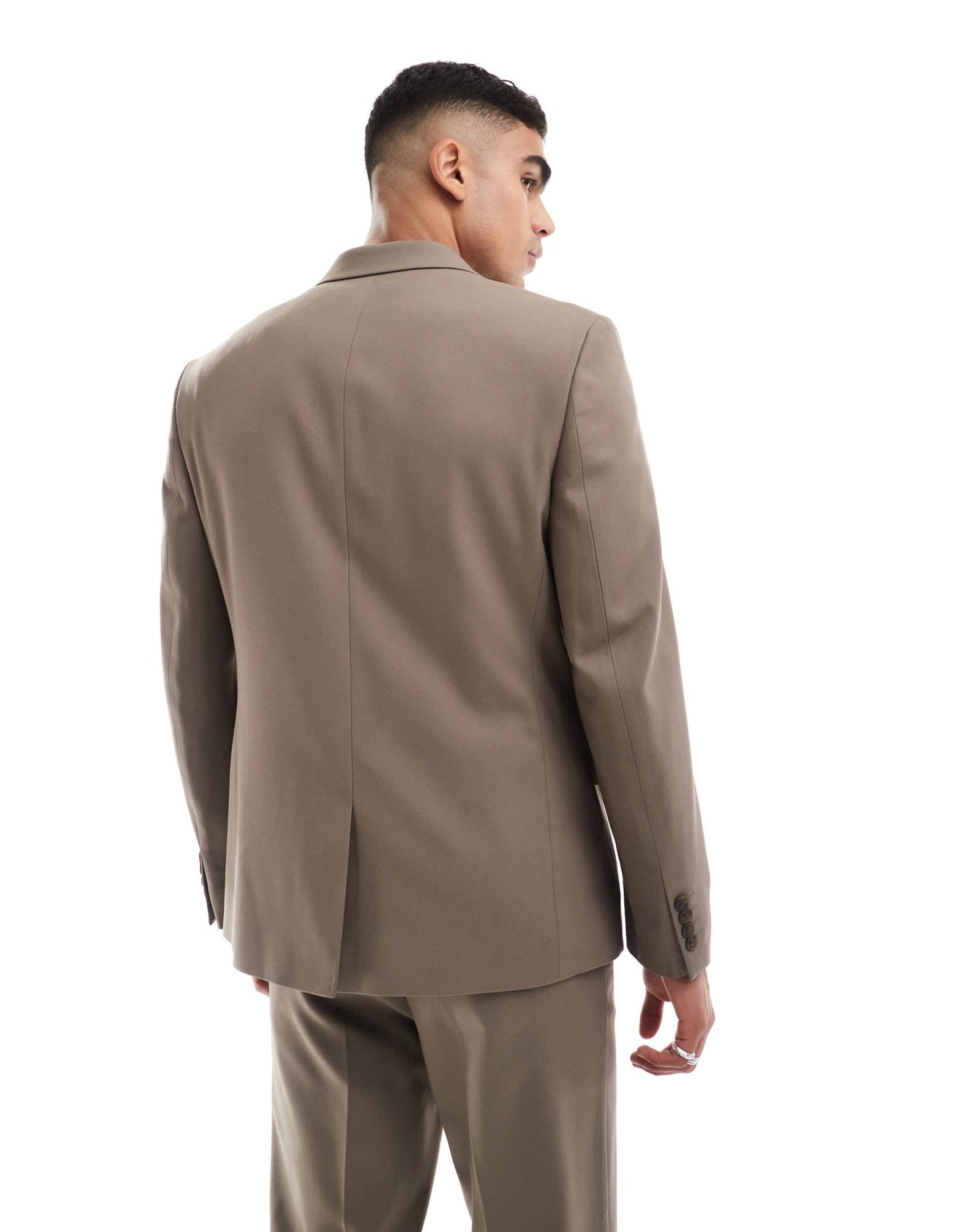 ASOS DESIGN slim suit jacket in light brown twill - ASOS Sample Sale EU Store