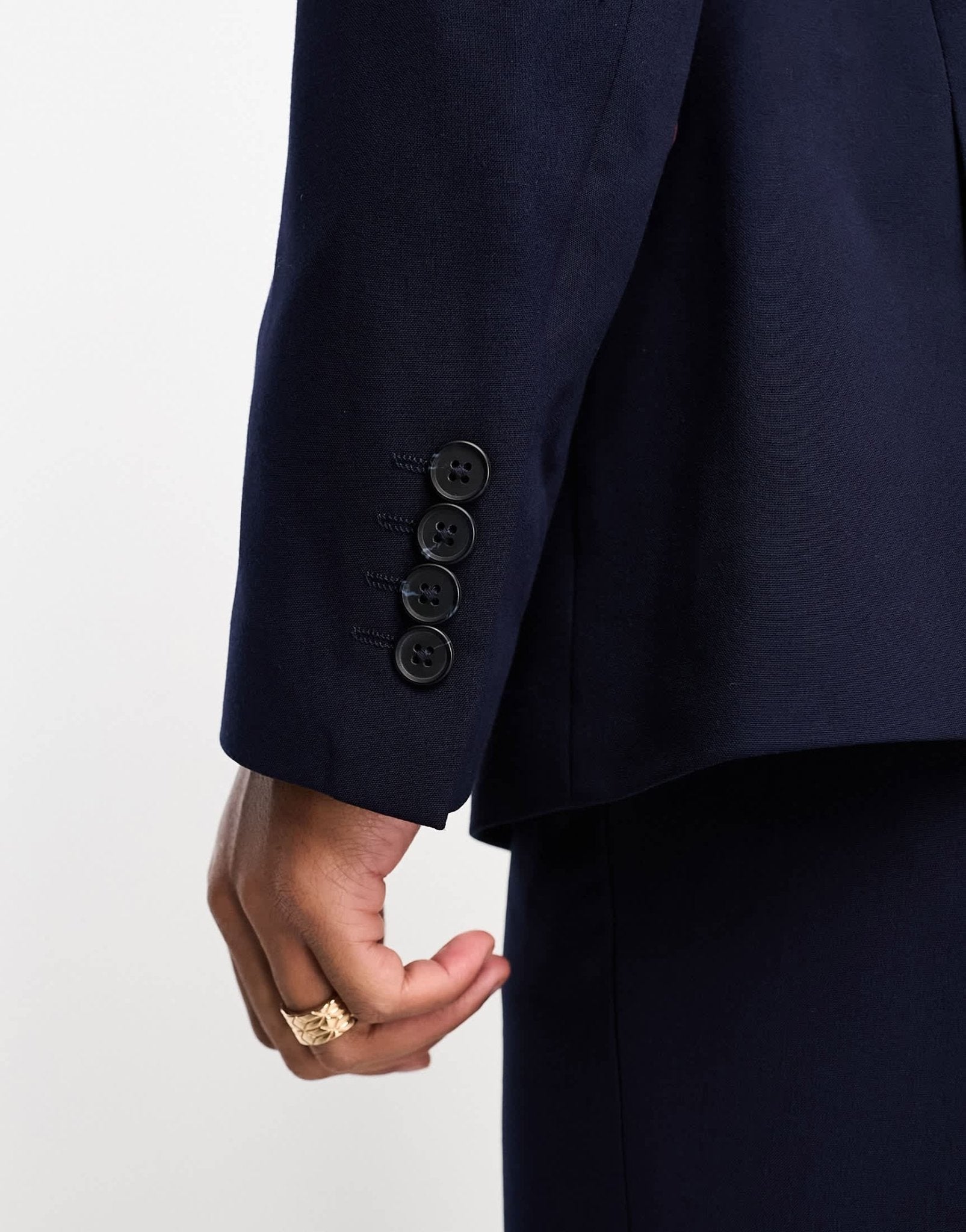 ASOS DESIGN slim suit jacket in navy - ASOS Sample Sale EU Store