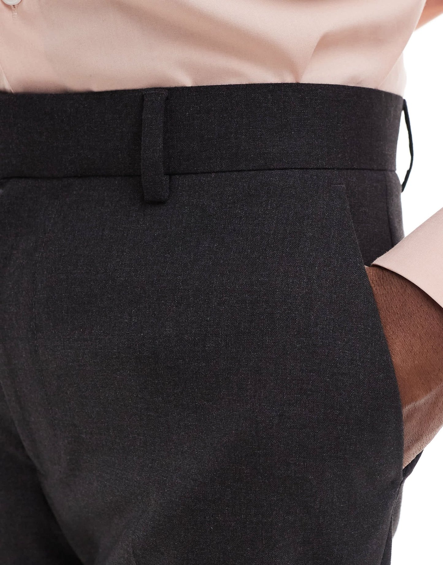 ASOS DESIGN slim suit trousers in charcoal - ASOS Sample Sale EU Store