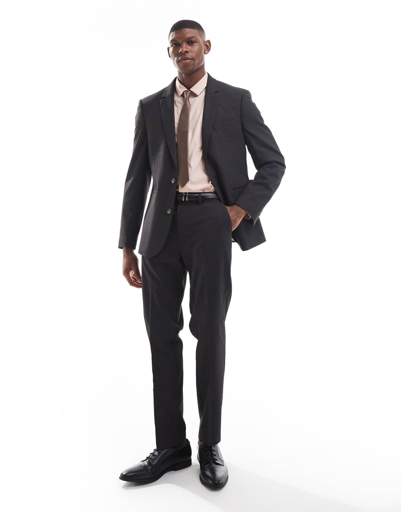 ASOS DESIGN slim suit trousers in charcoal - ASOS Sample Sale EU Store