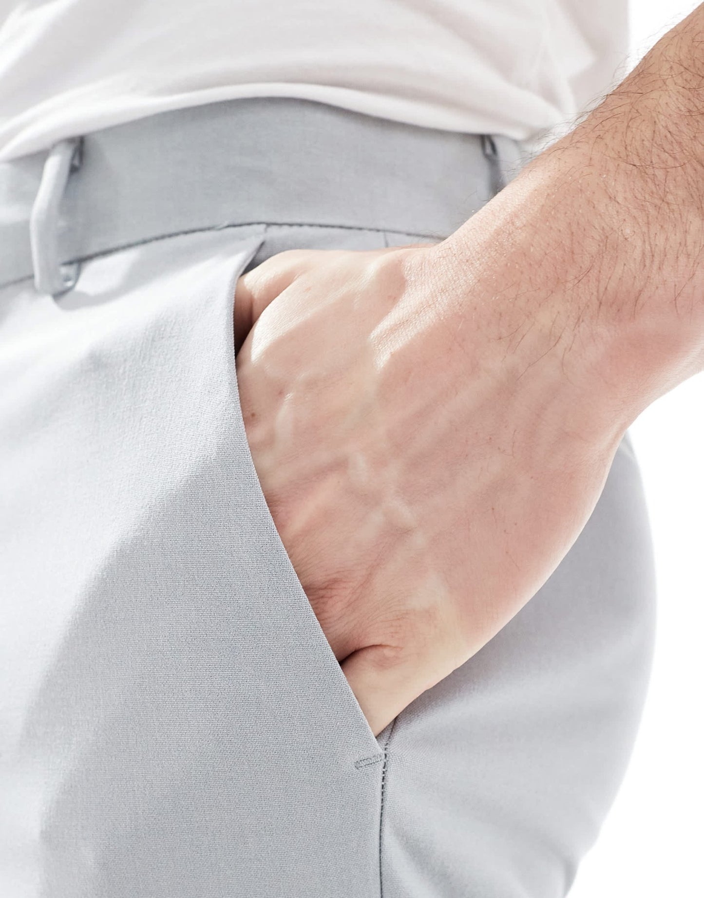 ASOS DESIGN smart slim fit trousers in grey - ASOS Sample Sale EU Store