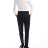 ASOS DESIGN smart tapered fit trousers with front pleat in charcoal