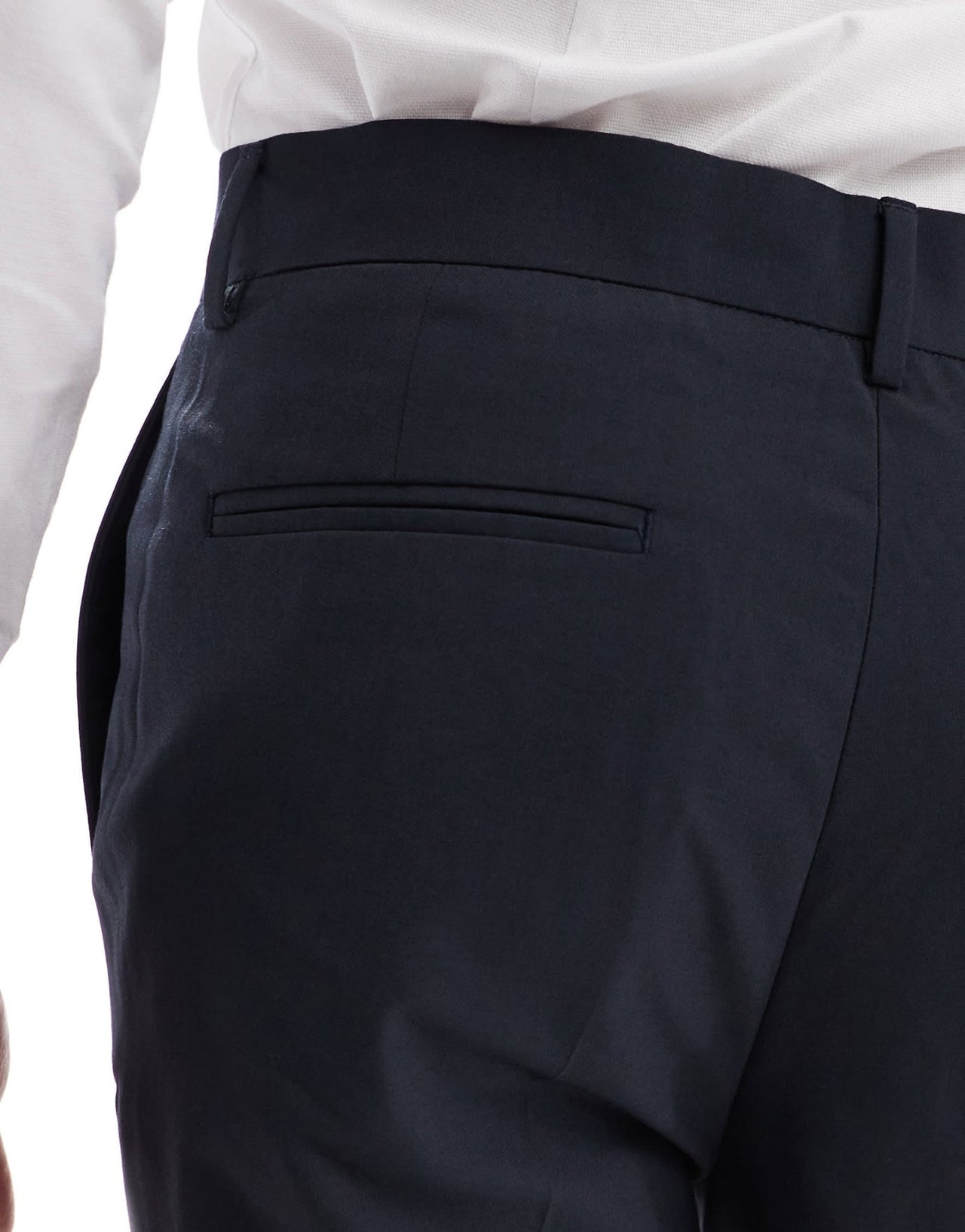 ASOS DESIGN smart tapered fit trousers with front pleat in charcoal - ASOS Sample Sale EU Store