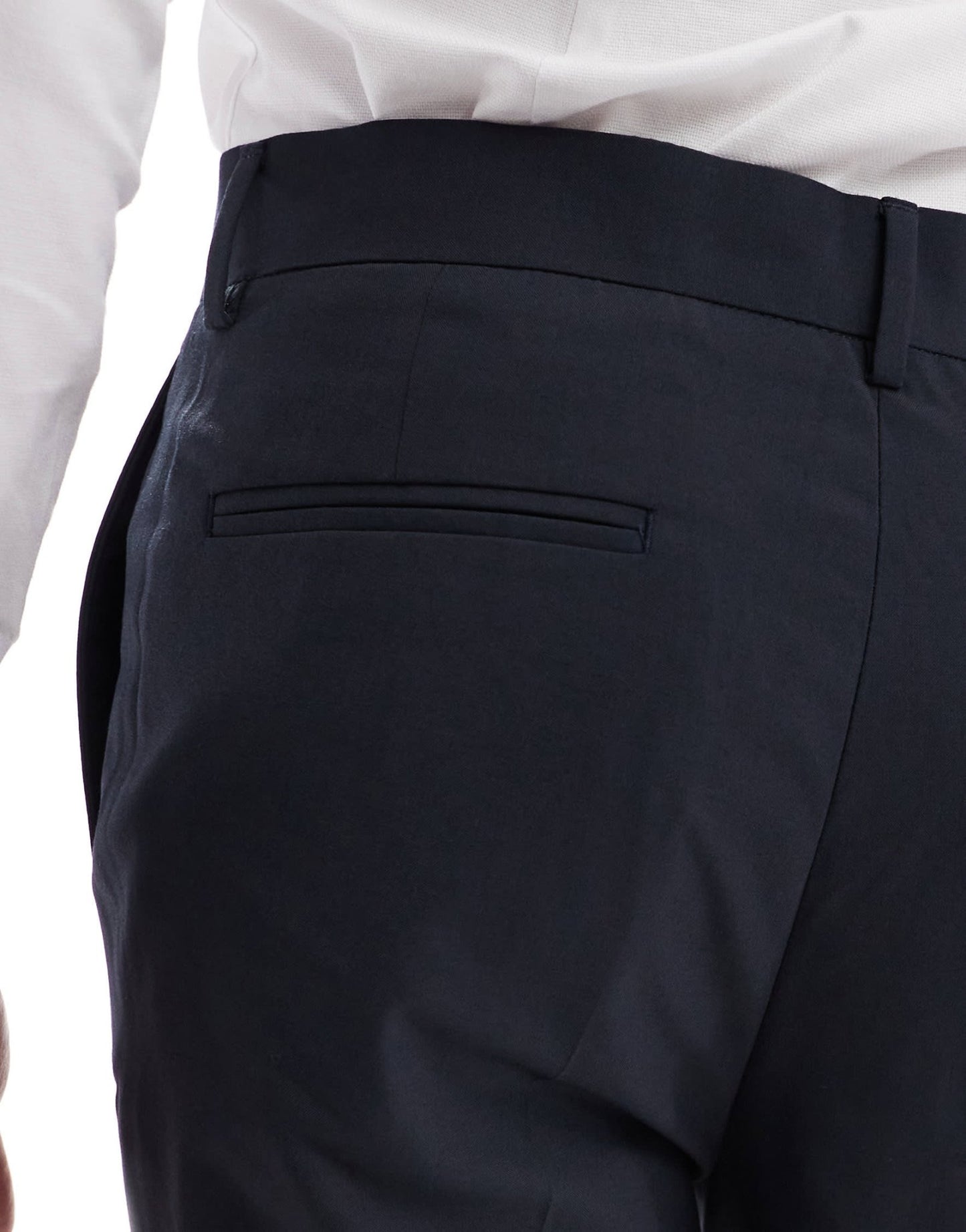ASOS DESIGN smart tapered fit trousers with front pleat in charcoal - ASOS Sample Sale EU Store