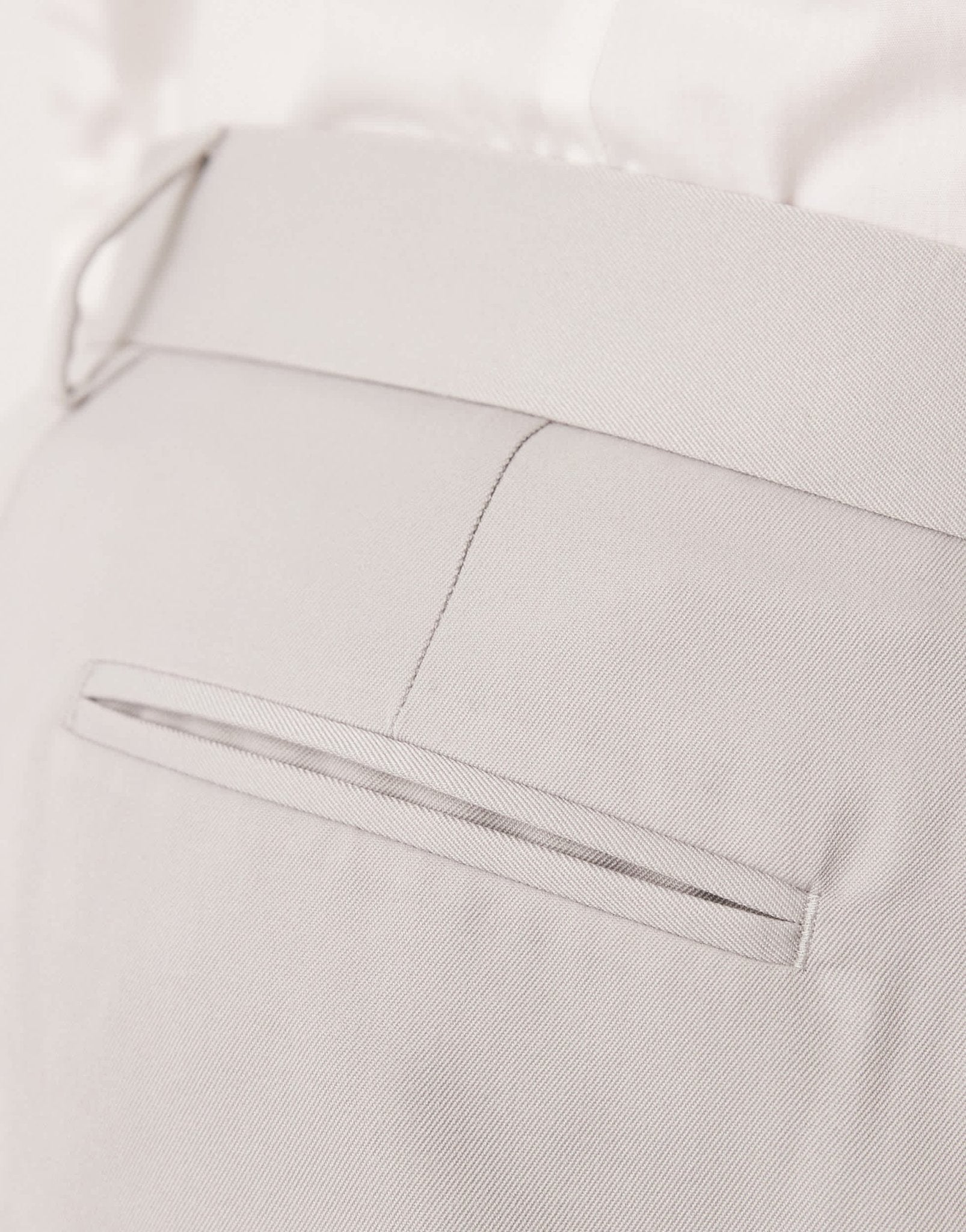 ASOS DESIGN smart tapered trousers in light grey - ASOS Sample Sale EU Store