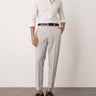 ASOS DESIGN smart tapered trousers in light grey