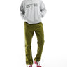 ASOS DESIGN straight chino in washed khaki