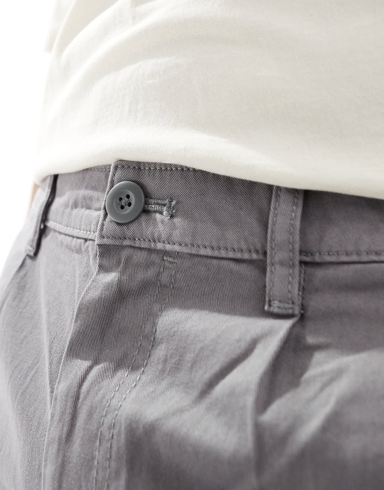 ASOS DESIGN straight leg chino in grey - ASOS Sample Sale EU Store
