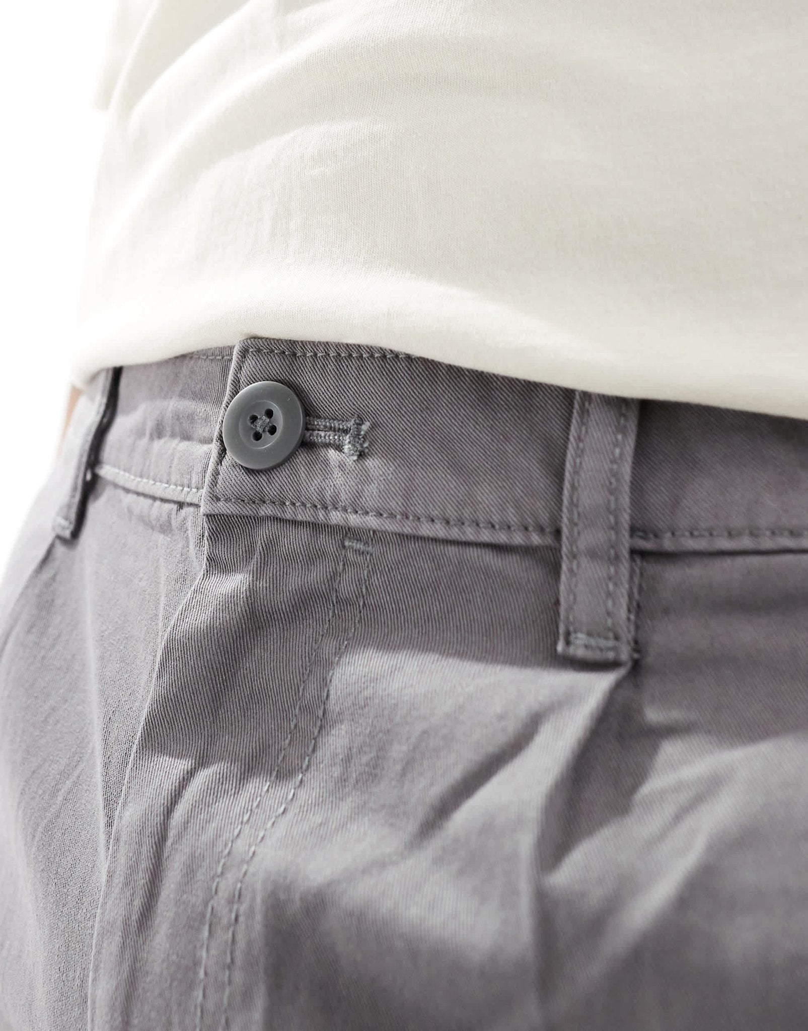 ASOS DESIGN straight leg chino in grey - ASOS Sample Sale EU Store