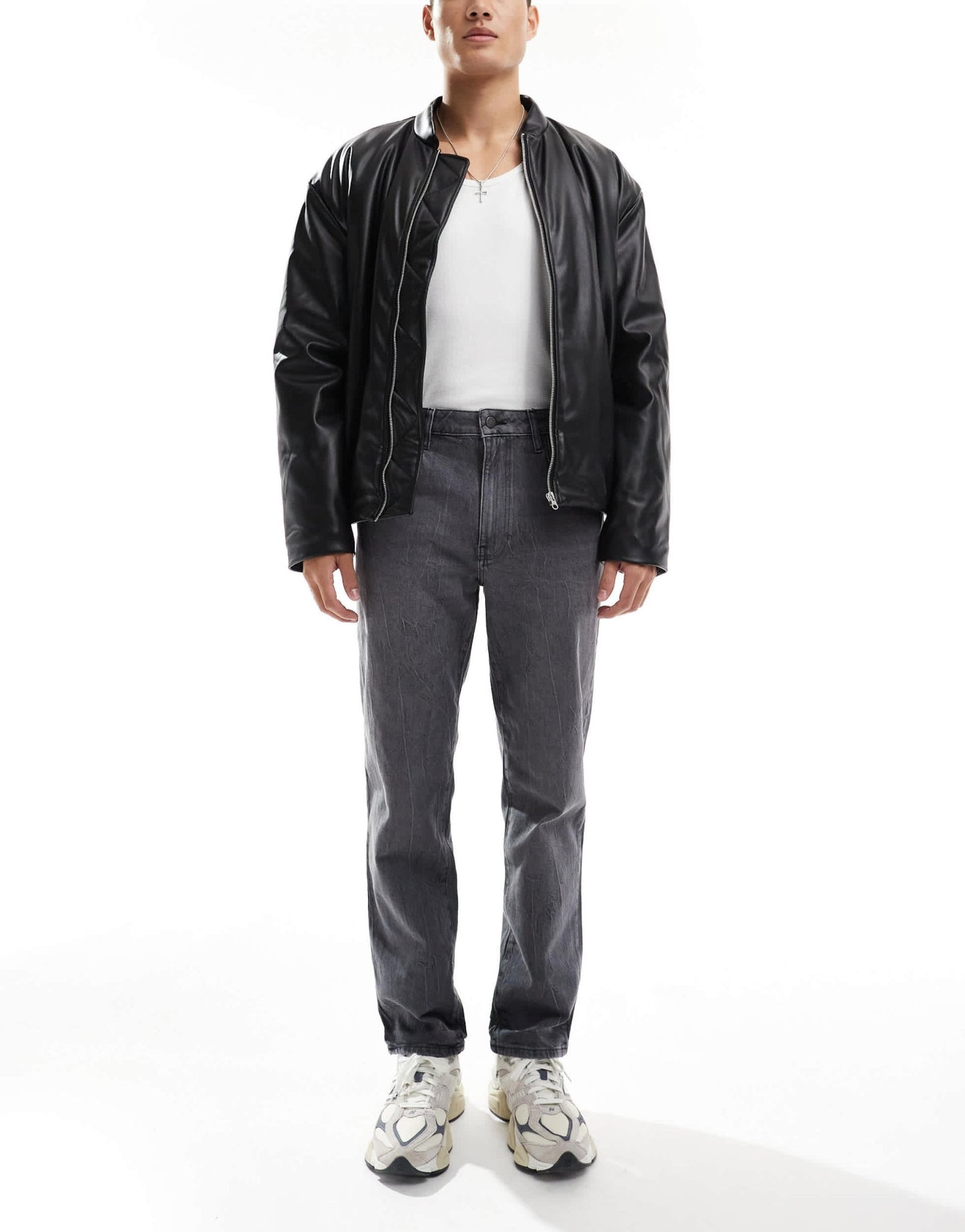 ASOS DESIGN straight leg jeans in grey wash - ASOS Sample Sale EU Store