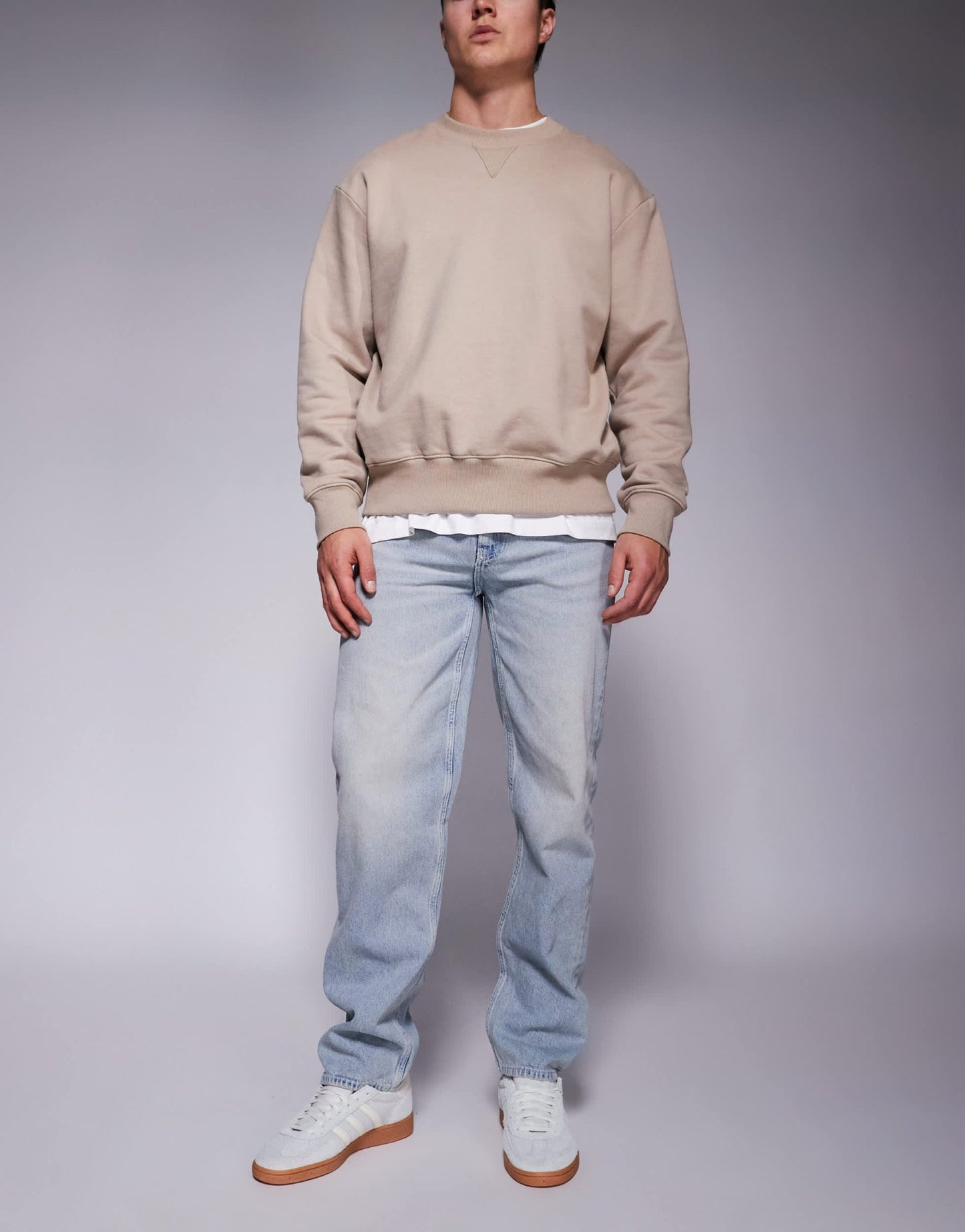 ASOS DESIGN straight leg jeans in light wash blue - ASOS Sample Sale EU Store