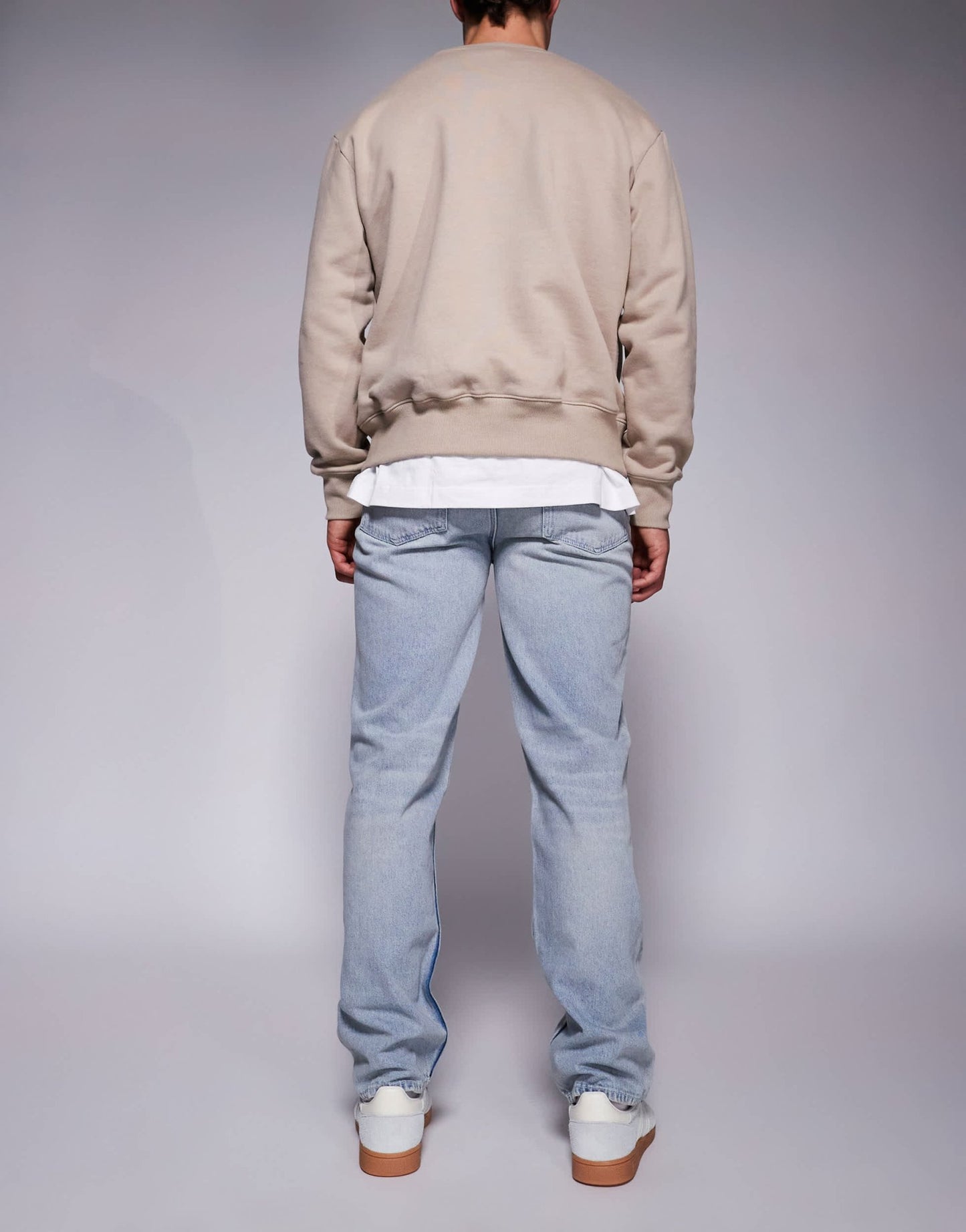 ASOS DESIGN straight leg jeans in light wash blue - ASOS Sample Sale EU Store