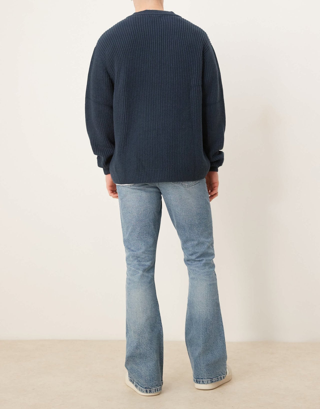 ASOS DESIGN stretch flare jeans in light wash blue - ASOS Sample Sale EU Store