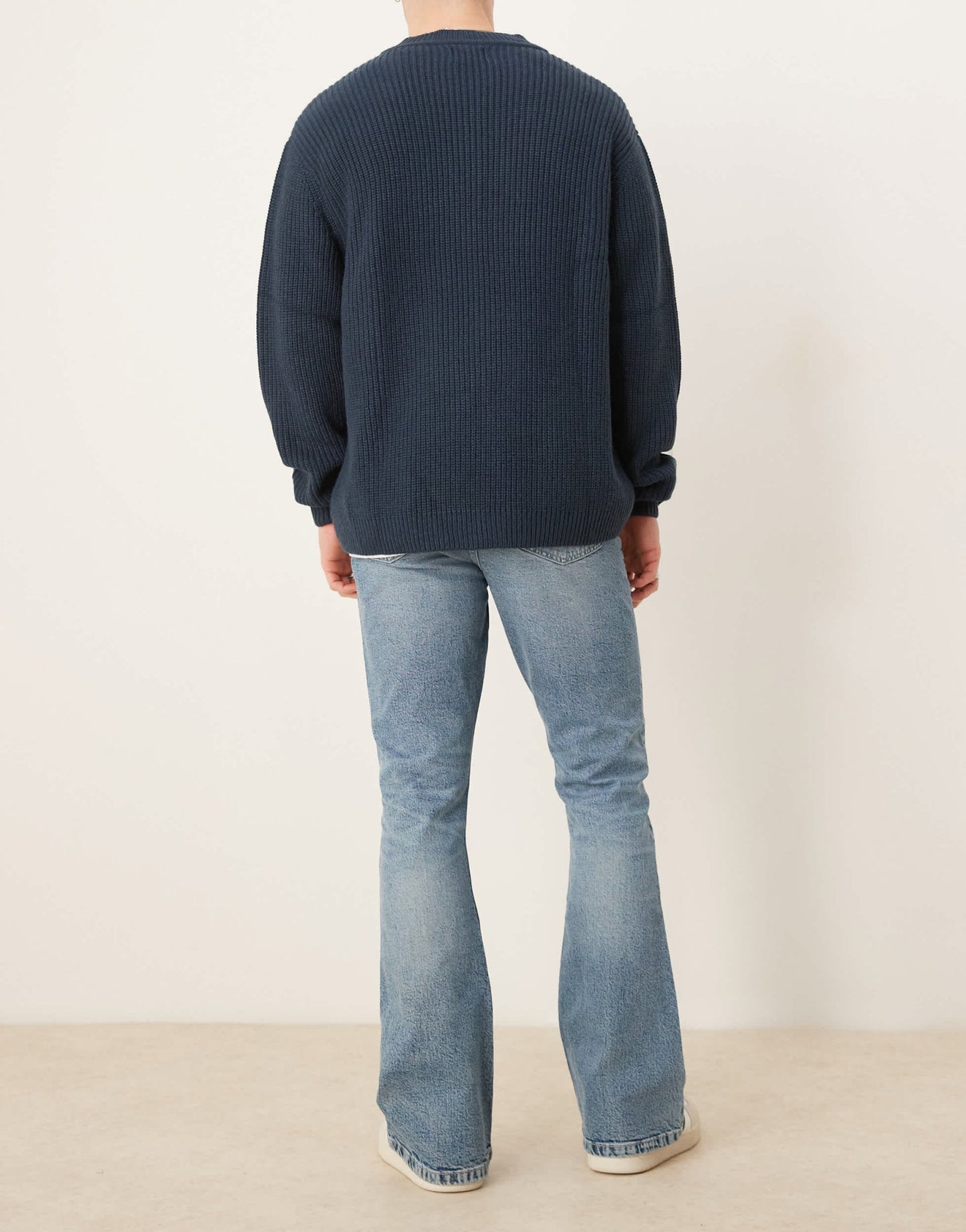 ASOS DESIGN stretch flare jeans in light wash blue - ASOS Sample Sale EU Store