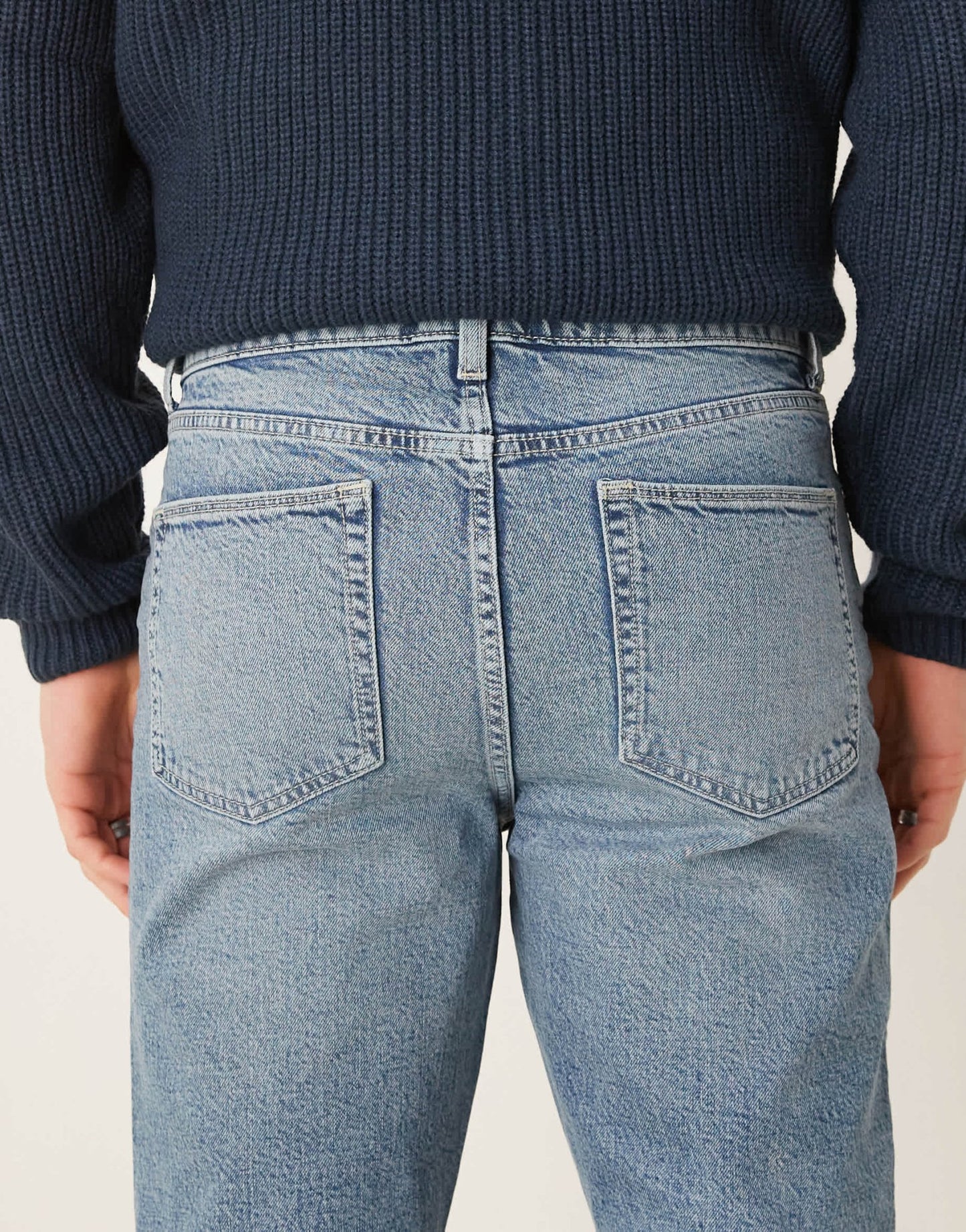 ASOS DESIGN stretch flare jeans in light wash blue - ASOS Sample Sale EU Store