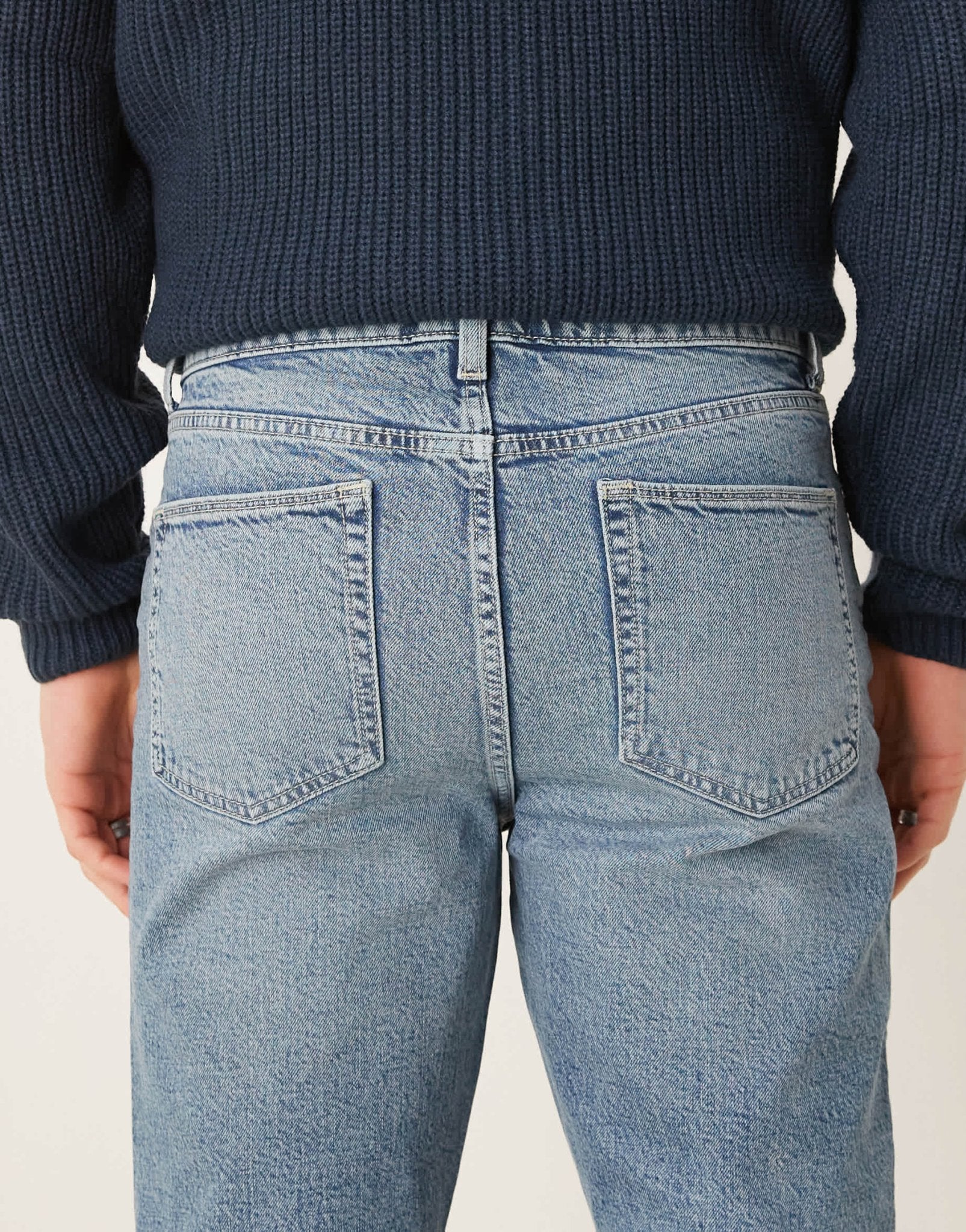 ASOS DESIGN stretch flare jeans in light wash blue - ASOS Sample Sale EU Store