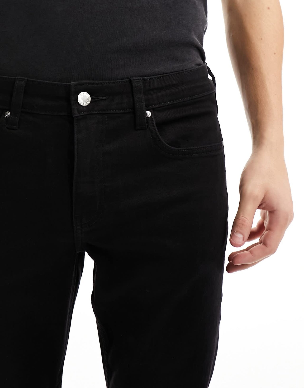 ASOS DESIGN stretch slim jeans in black - ASOS Sample Sale EU Store