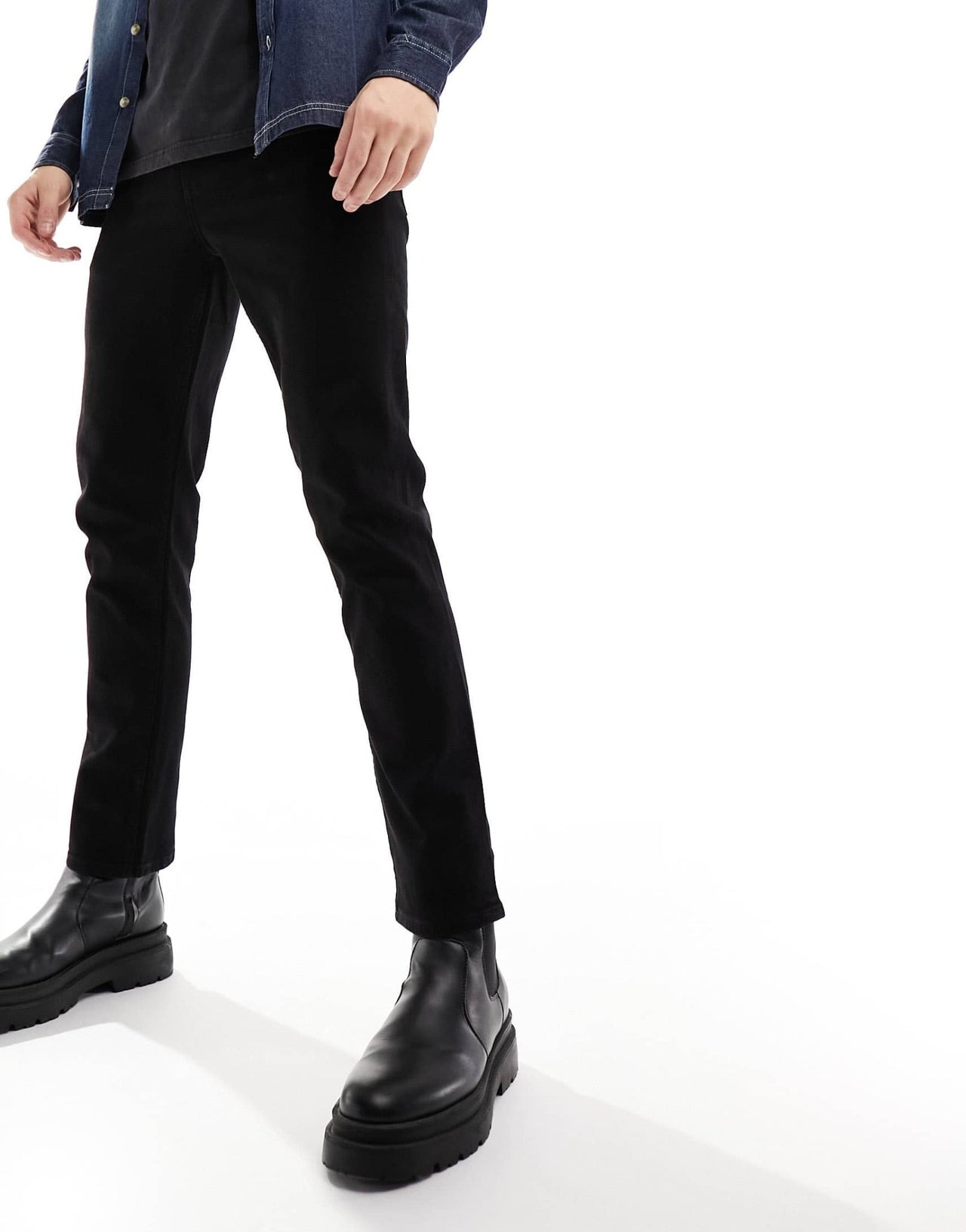 ASOS DESIGN stretch slim jeans in black - ASOS Sample Sale EU Store