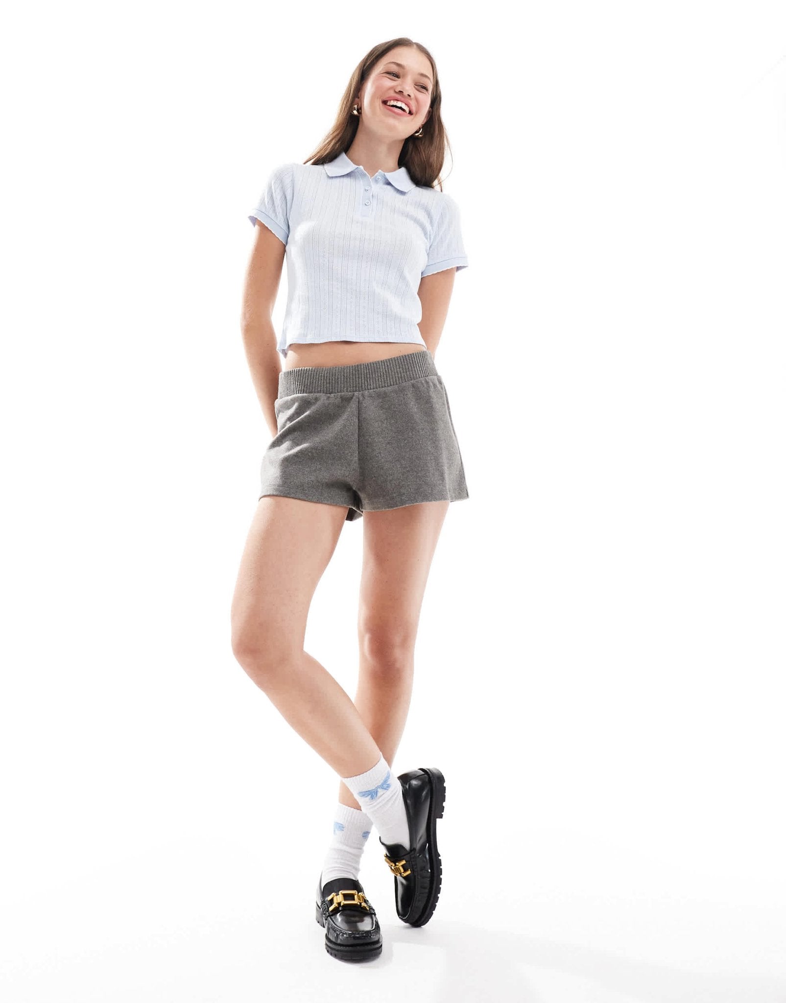 ASOS DESIGN supersoft jersey shorts in charcoal - ASOS Sample Sale EU Store