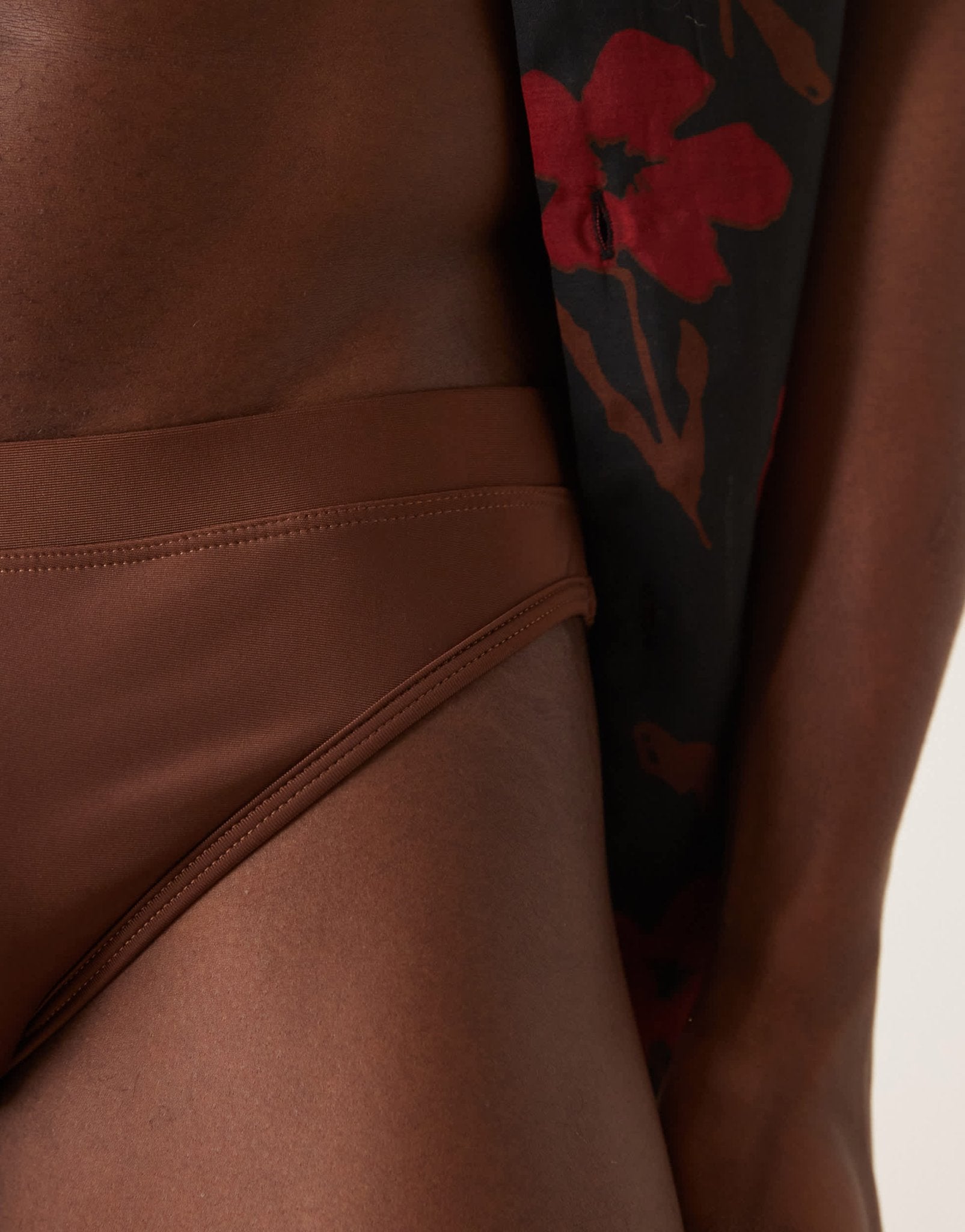 ASOS DESIGN swim briefs in brown - ASOS Sample Sale EU Store