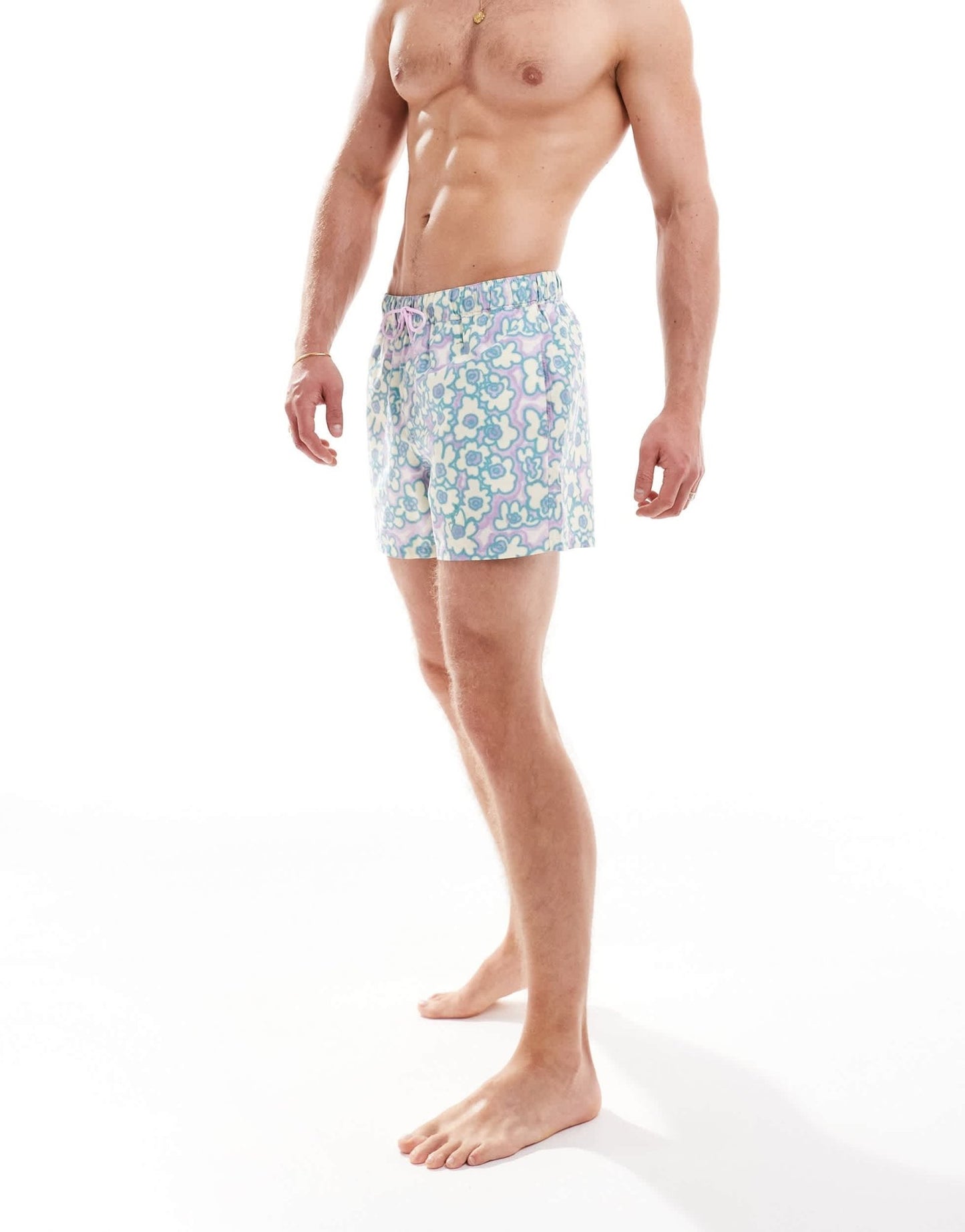 ASOS DESIGN swim shorts in short length in floral print - ASOS Sample Sale EU Store