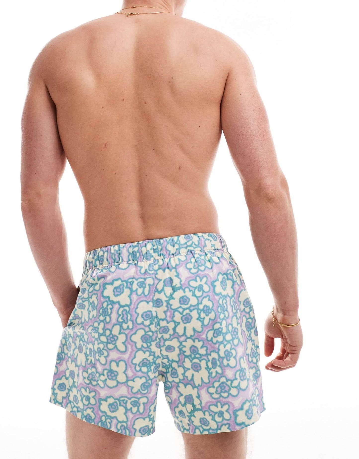 ASOS DESIGN swim shorts in short length in floral print - ASOS Sample Sale EU Store