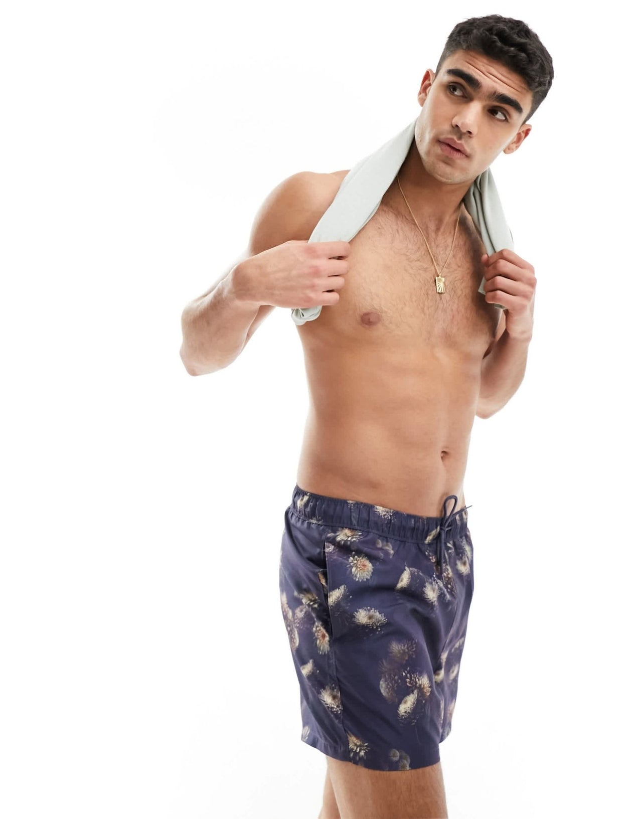 ASOS DESIGN swim shorts in short length in floral print - ASOS Sample Sale EU Store