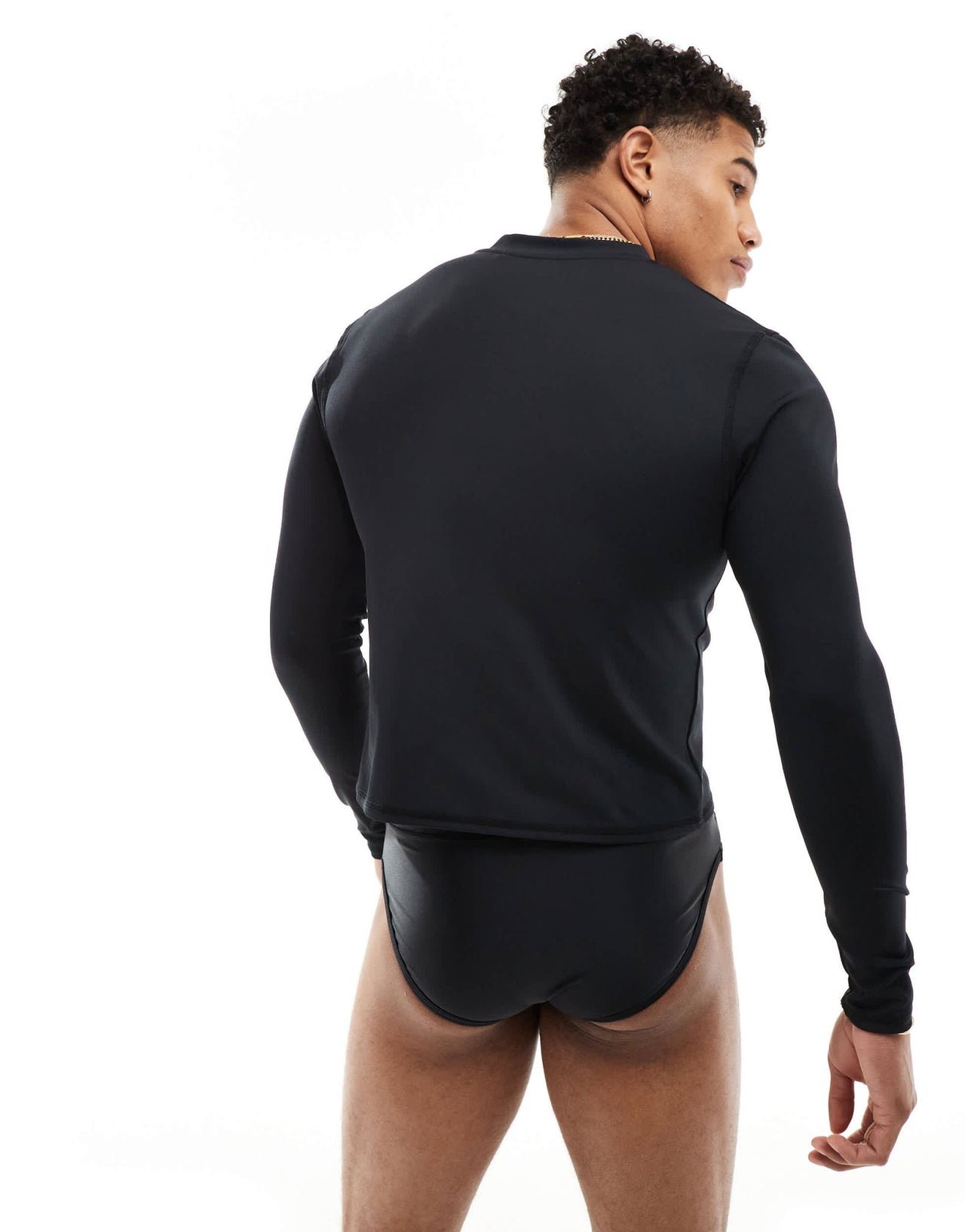 ASOS DESIGN swim top in black - ASOS Sample Sale EU Store