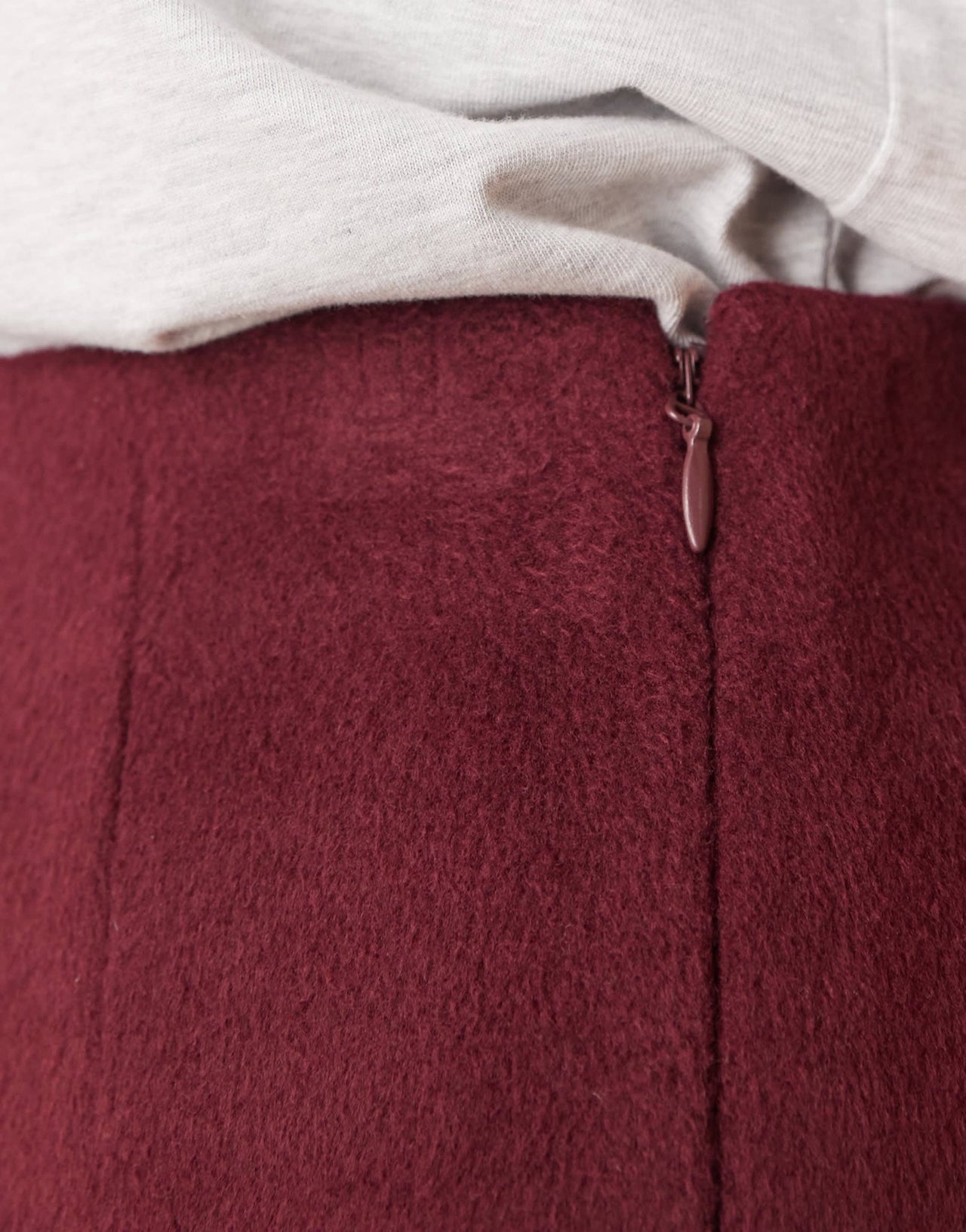 ASOS DESIGN tailored high waist wool look shorts in dark cherry - ASOS Sample Sale EU Store