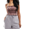 Shorts ajustados ASOS DESIGN en gris