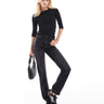 Jean droit ASOS DESIGN Tall des années 90 en noir délavé