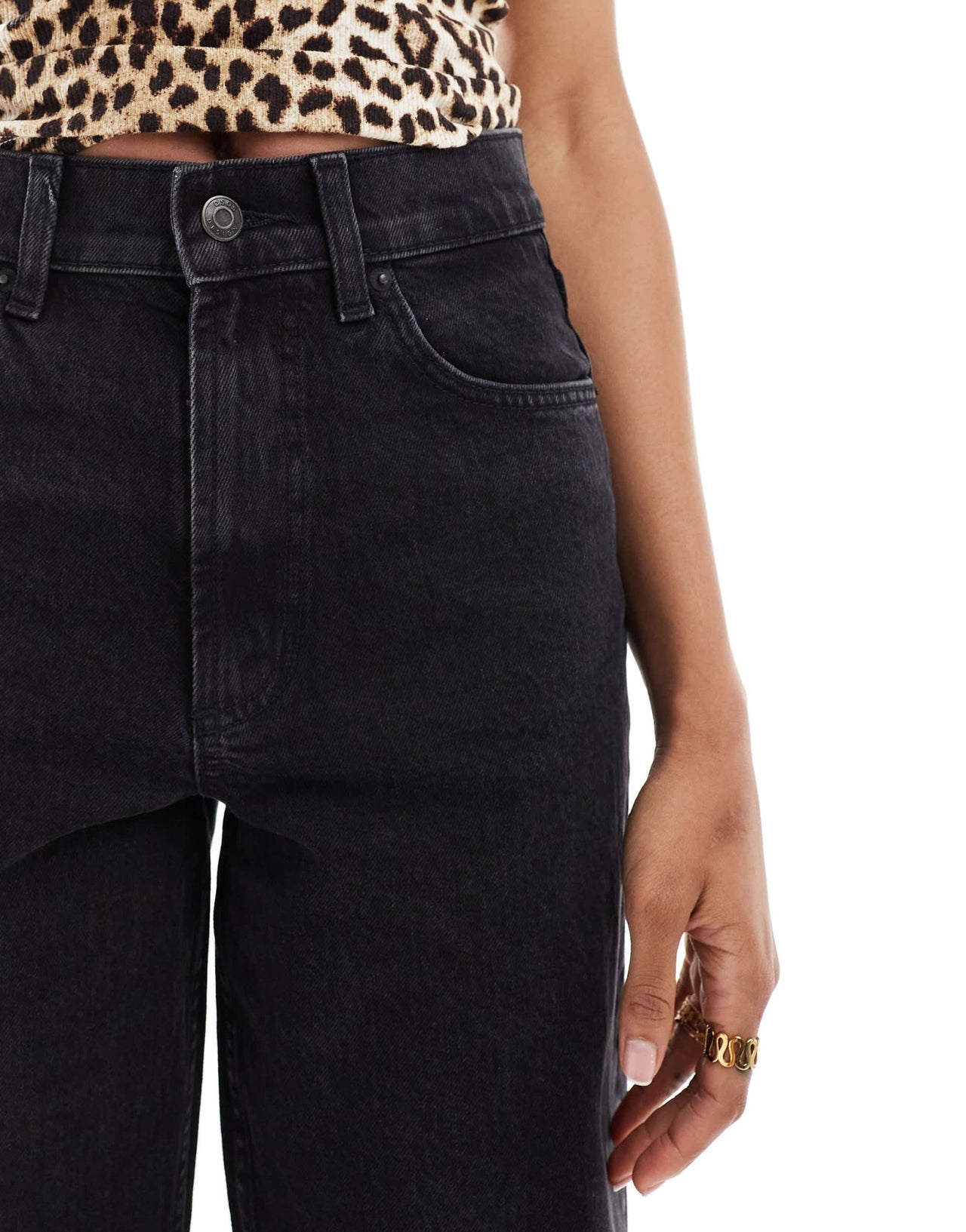 ASOS DESIGN Tall ankle grazer straight leg jean in black - BLACK - ASOS Sample Sale EU Store