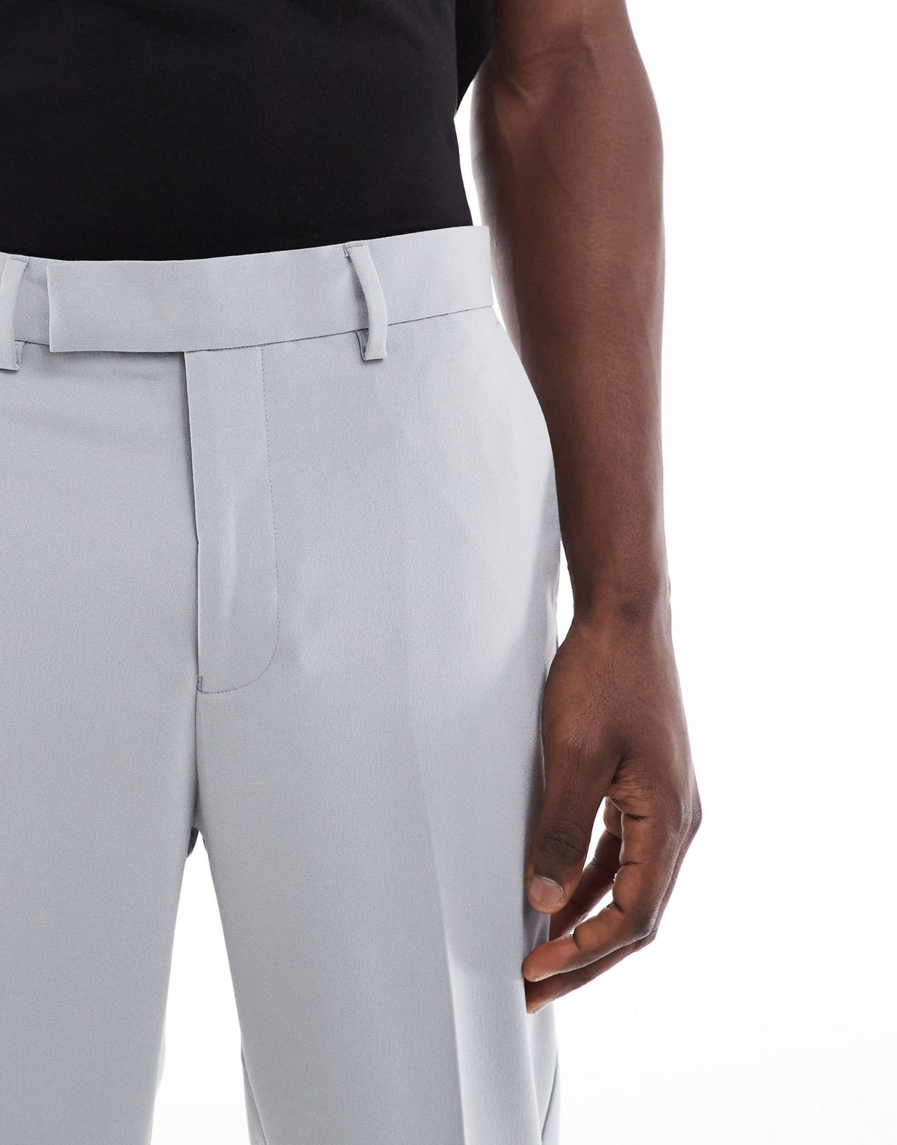 ASOS DESIGN tapered suit trousers in grey - ASOS Sample Sale EU Store