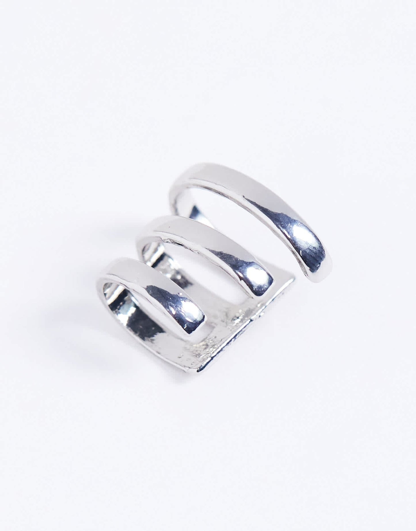 ASOS DESIGN triple layered ear cuff in silver - ASOS Sample Sale EU Store
