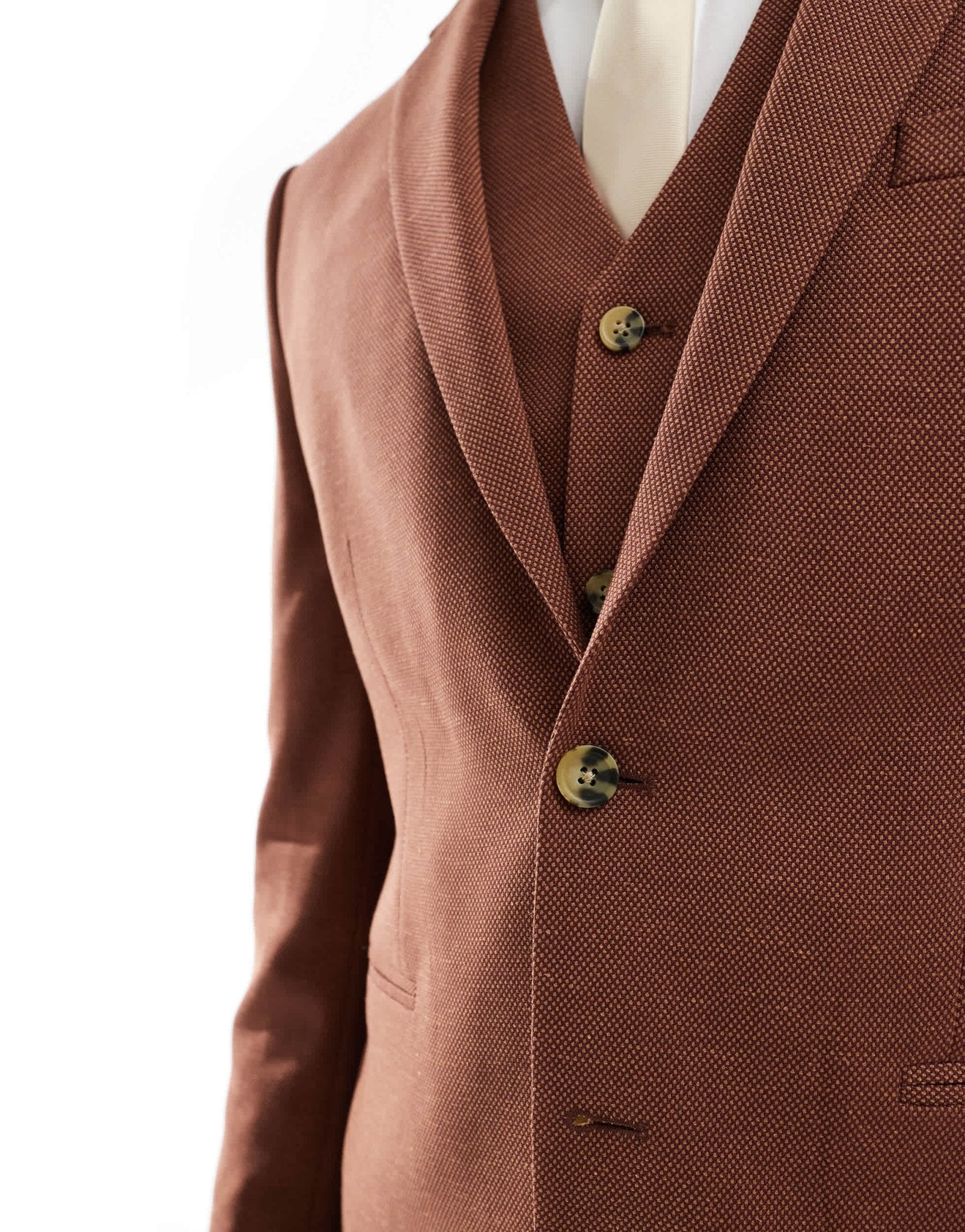 ASOS DESIGN wedding skinny suit jacket in brown - ASOS Sample Sale EU Store