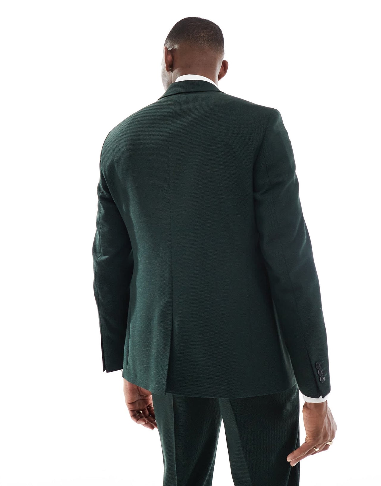 ASOS DESIGN wedding skinny suit jacket in green - ASOS Sample Sale EU Store