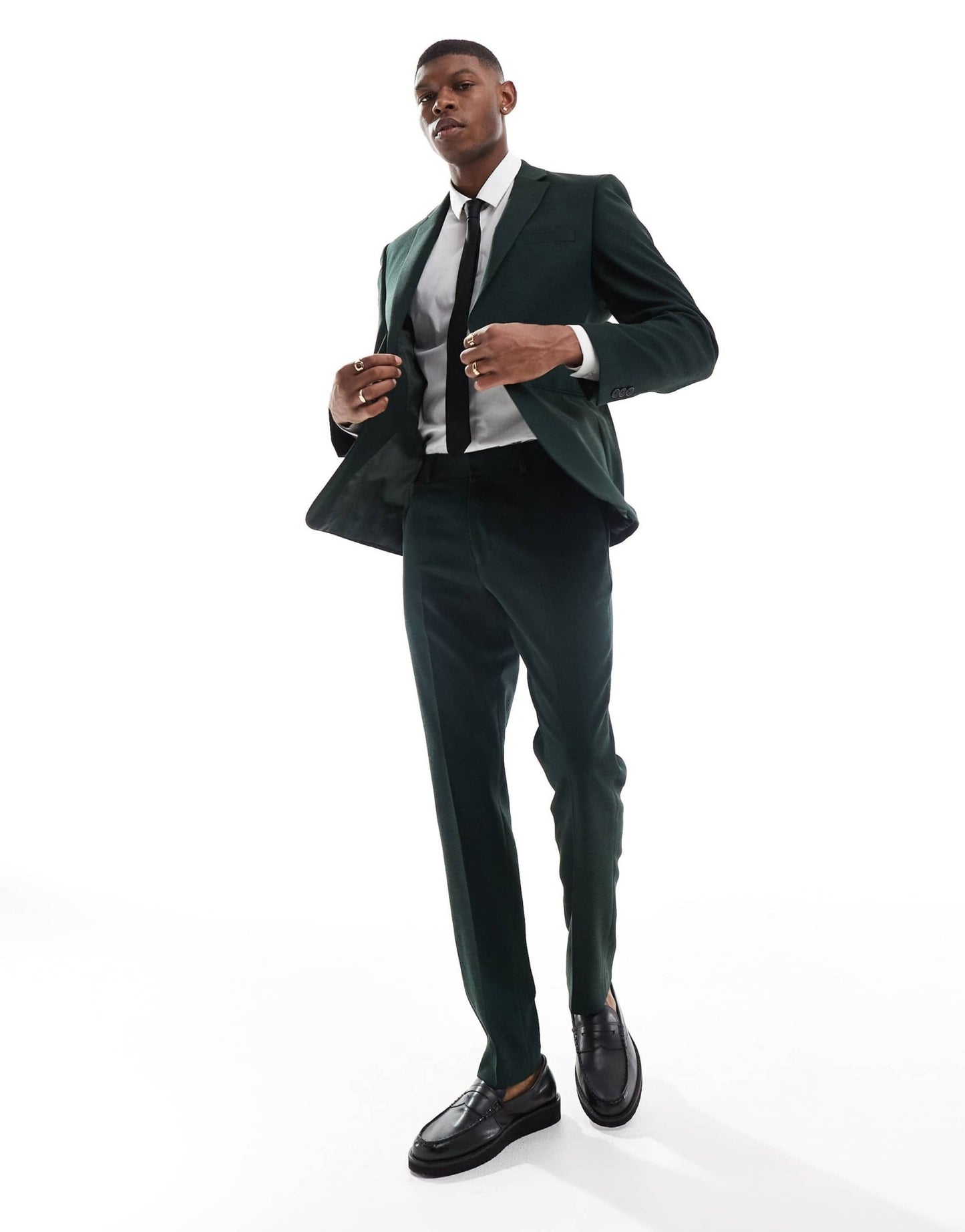ASOS DESIGN wedding skinny suit trousers in green - ASOS Sample Sale EU Store