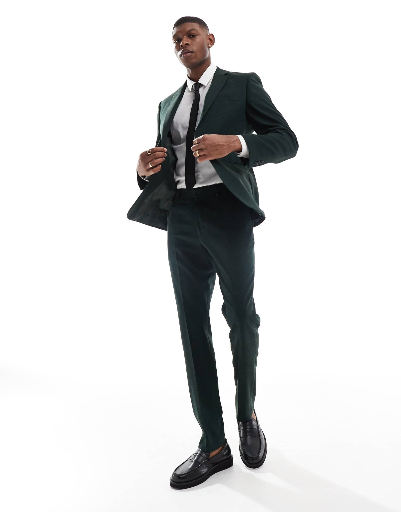ASOS DESIGN wedding skinny suit trousers in green - ASOS Sample Sale EU Store