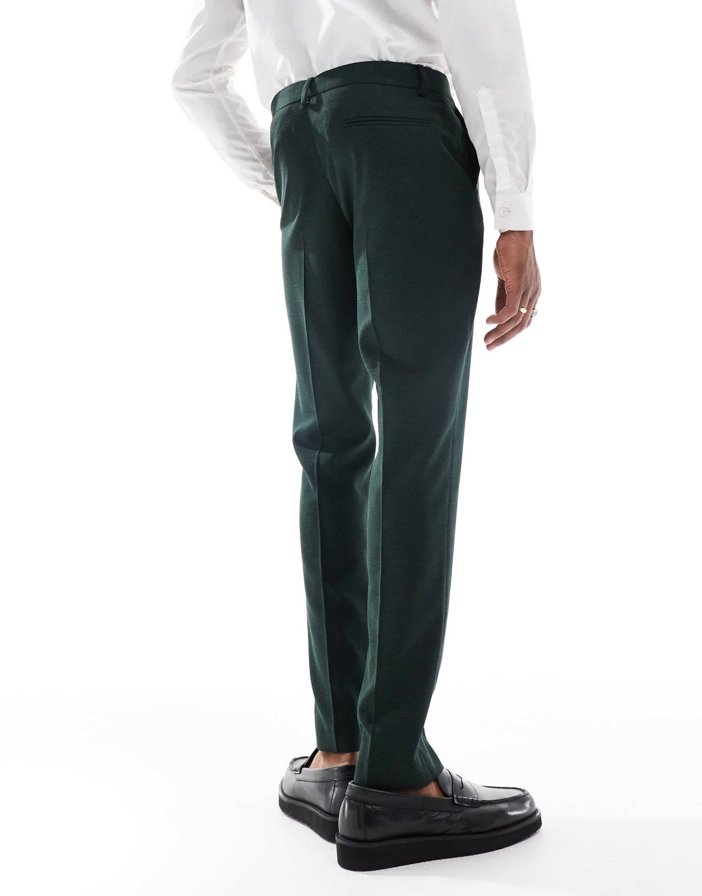 ASOS DESIGN wedding skinny suit trousers in green - ASOS Sample Sale EU Store