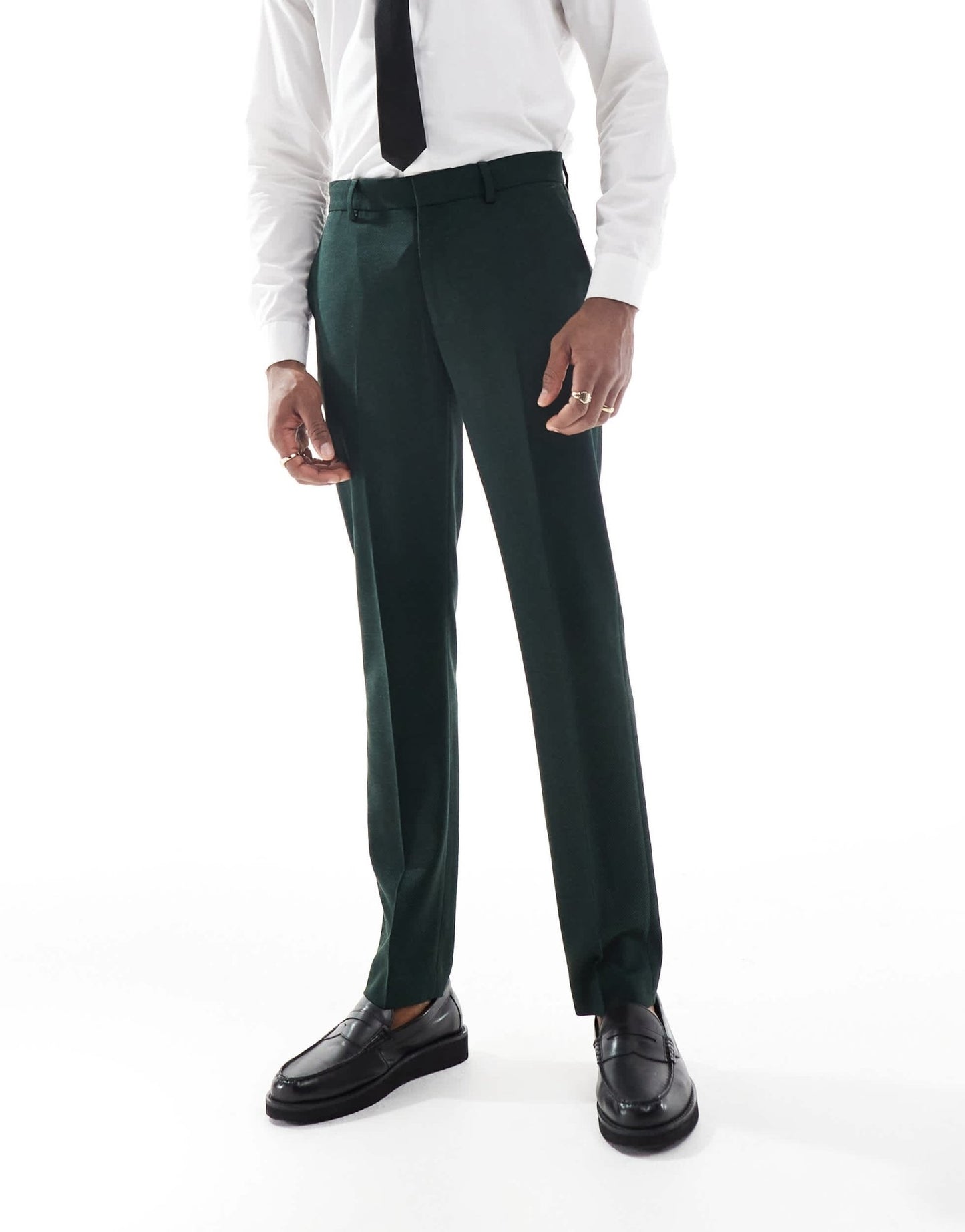 ASOS DESIGN wedding skinny suit trousers in green - ASOS Sample Sale EU Store