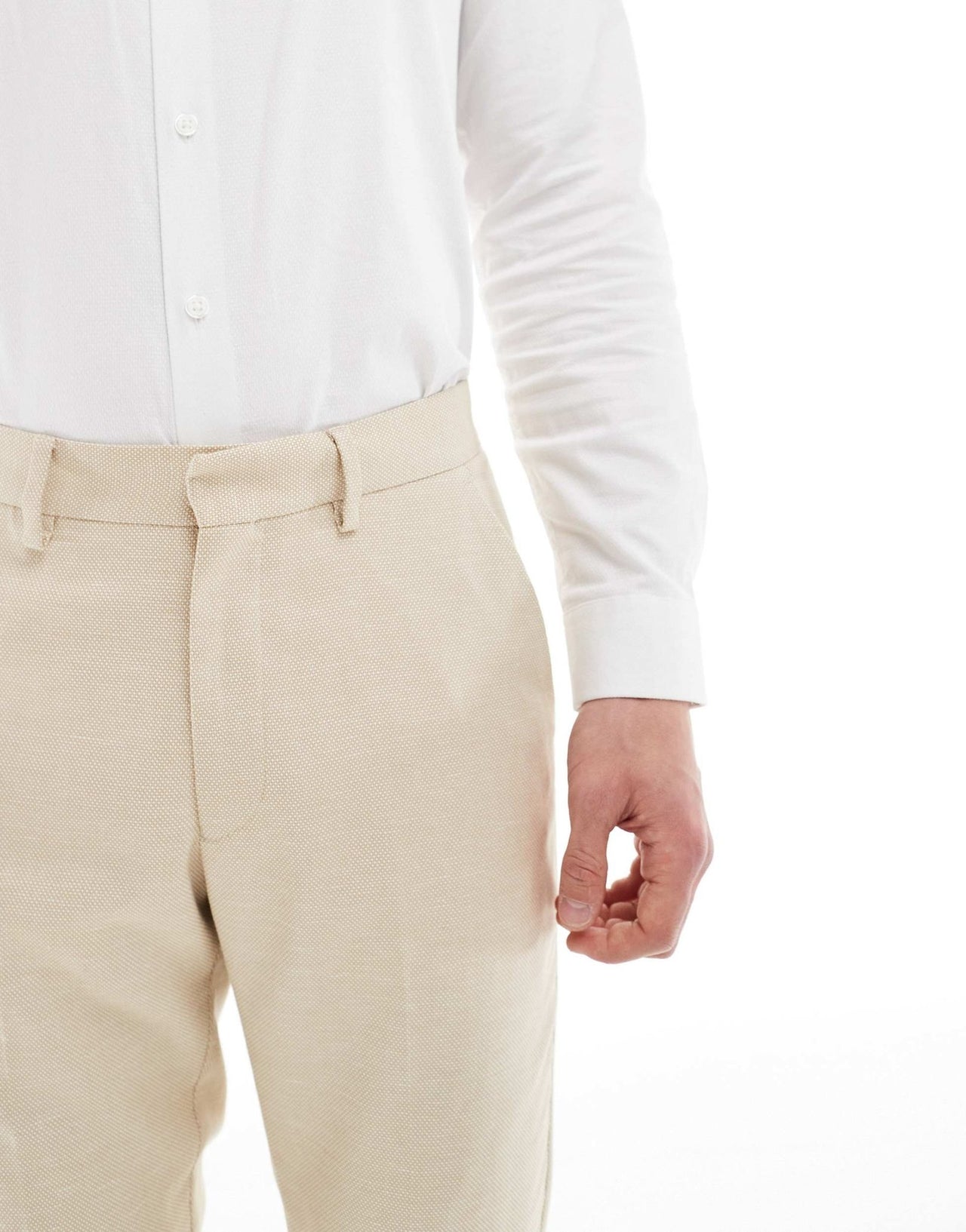 ASOS DESIGN wedding skinny suit trousers in stone - ASOS Sample Sale EU Store