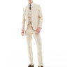ASOS DESIGN wedding skinny suit trousers in stone