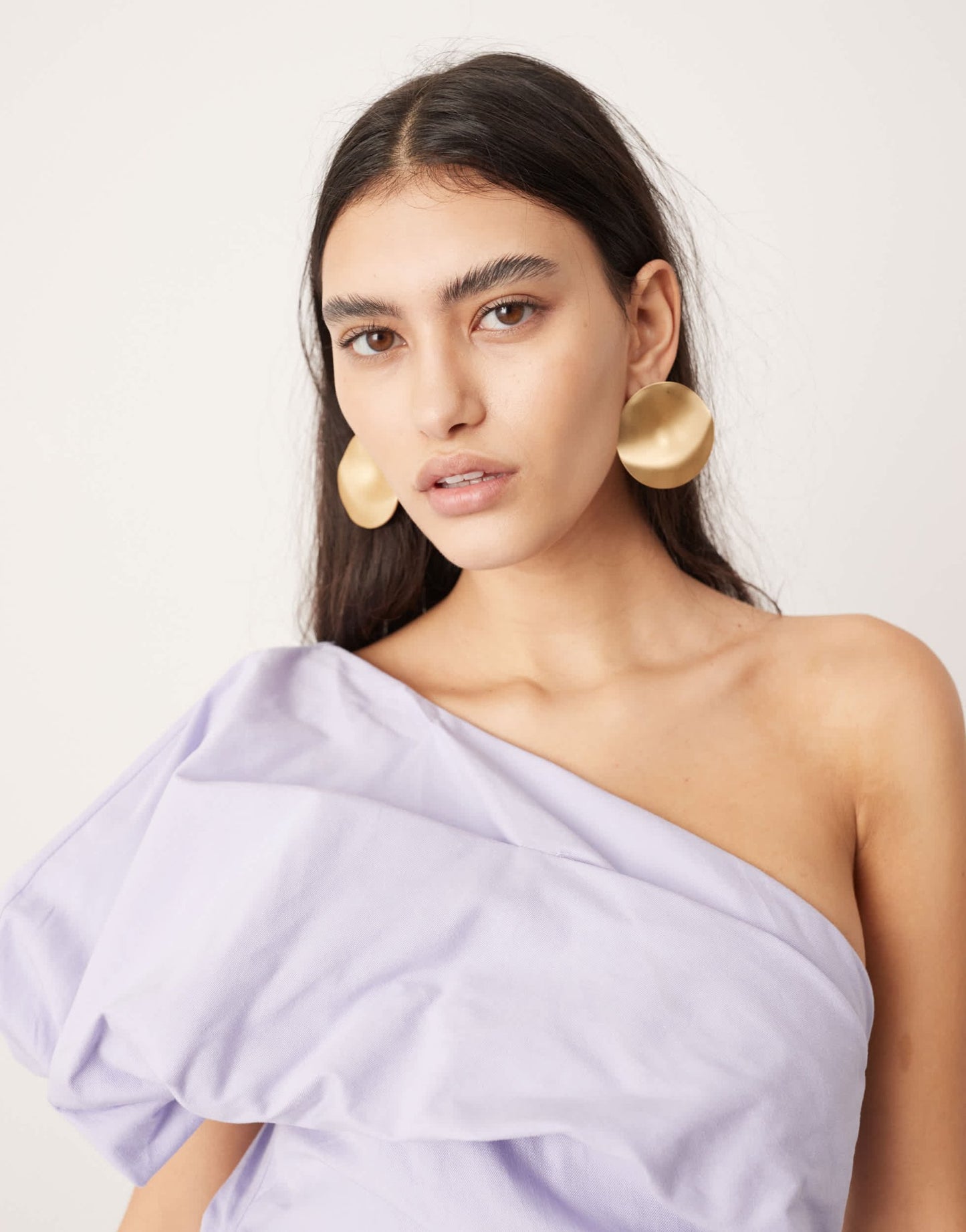 ASOS EDITION one shoulder ruched maxi dress in lilac - ASOS Sample Sale EU Store