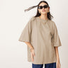 ASOS EDITION oversized premium t-shirt in stone