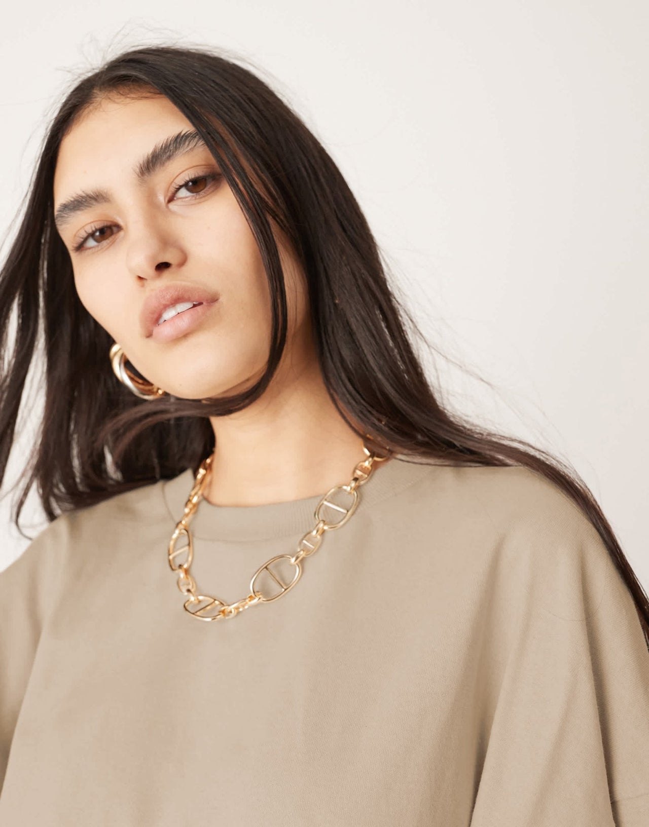 ASOS EDITION oversized premium t-shirt in stone - ASOS Sample Sale EU Store
